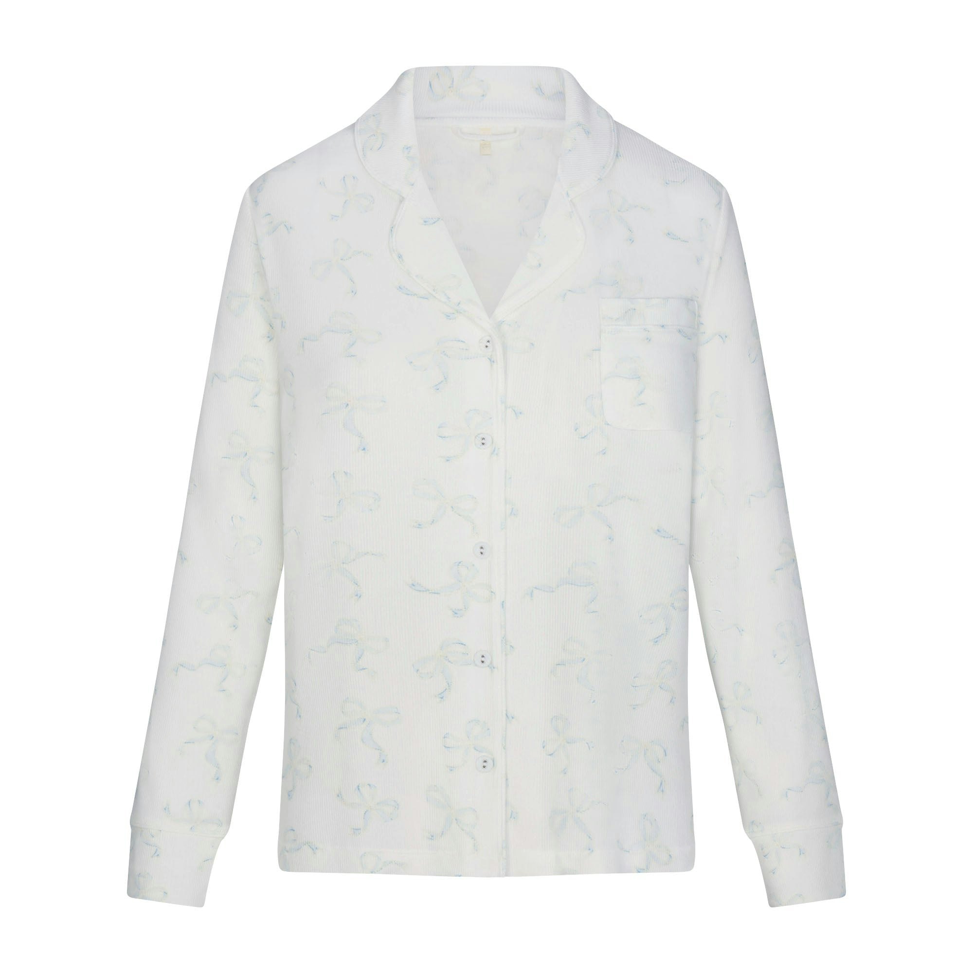 SOFT LOUNGE SLEEP SET | IVORY PEARL BOWS PRINT ADDITIONAL FABRIC DETAILS