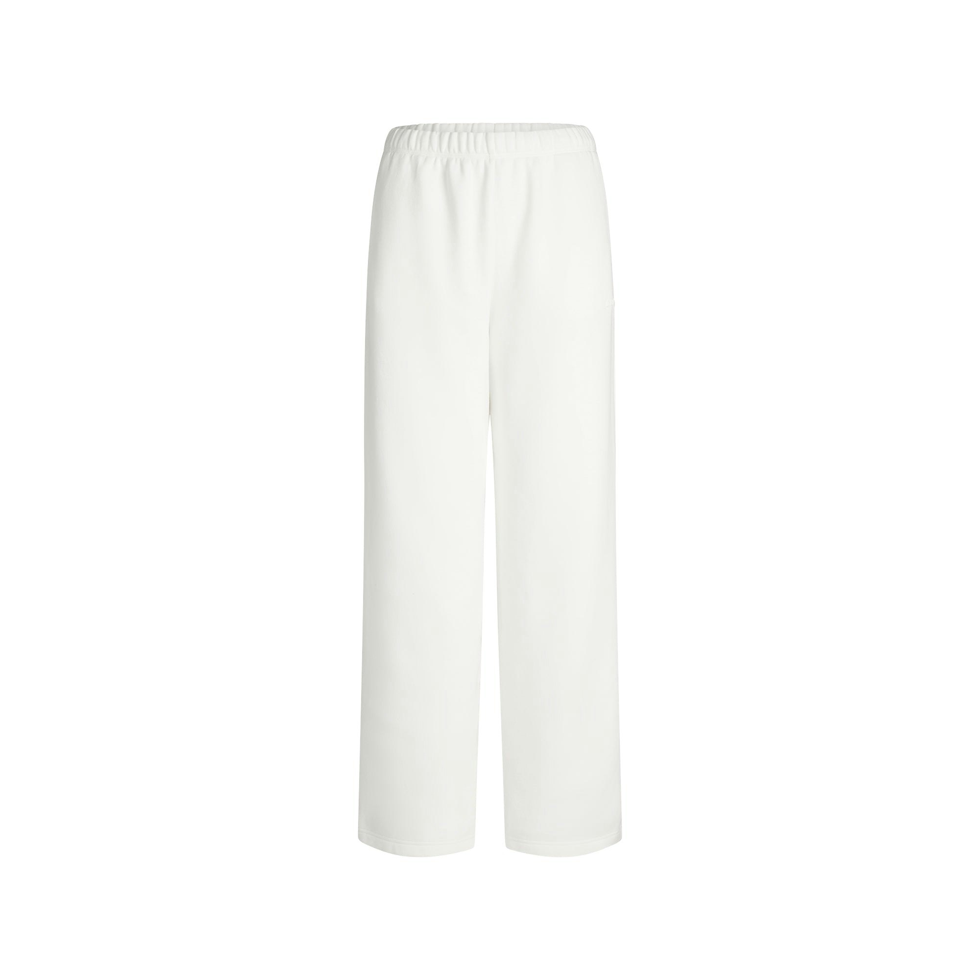 COTTON FLEECE CLASSIC STRAIGHT LEG PANT | MARBLE FLAT ON A WHITE BACKGROUND | FLT
