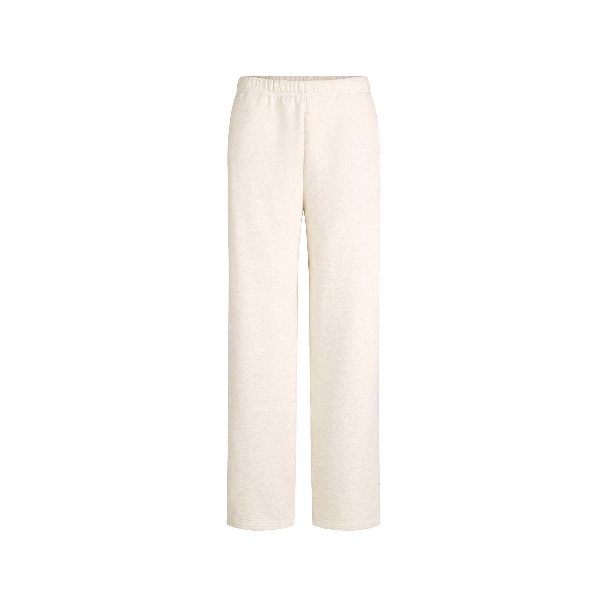 COTTON FLEECE CLASSIC STRAIGHT LEG PANT | OATMEAL HEATHER FLAT ON A WHITE BACKGROUND | FLT