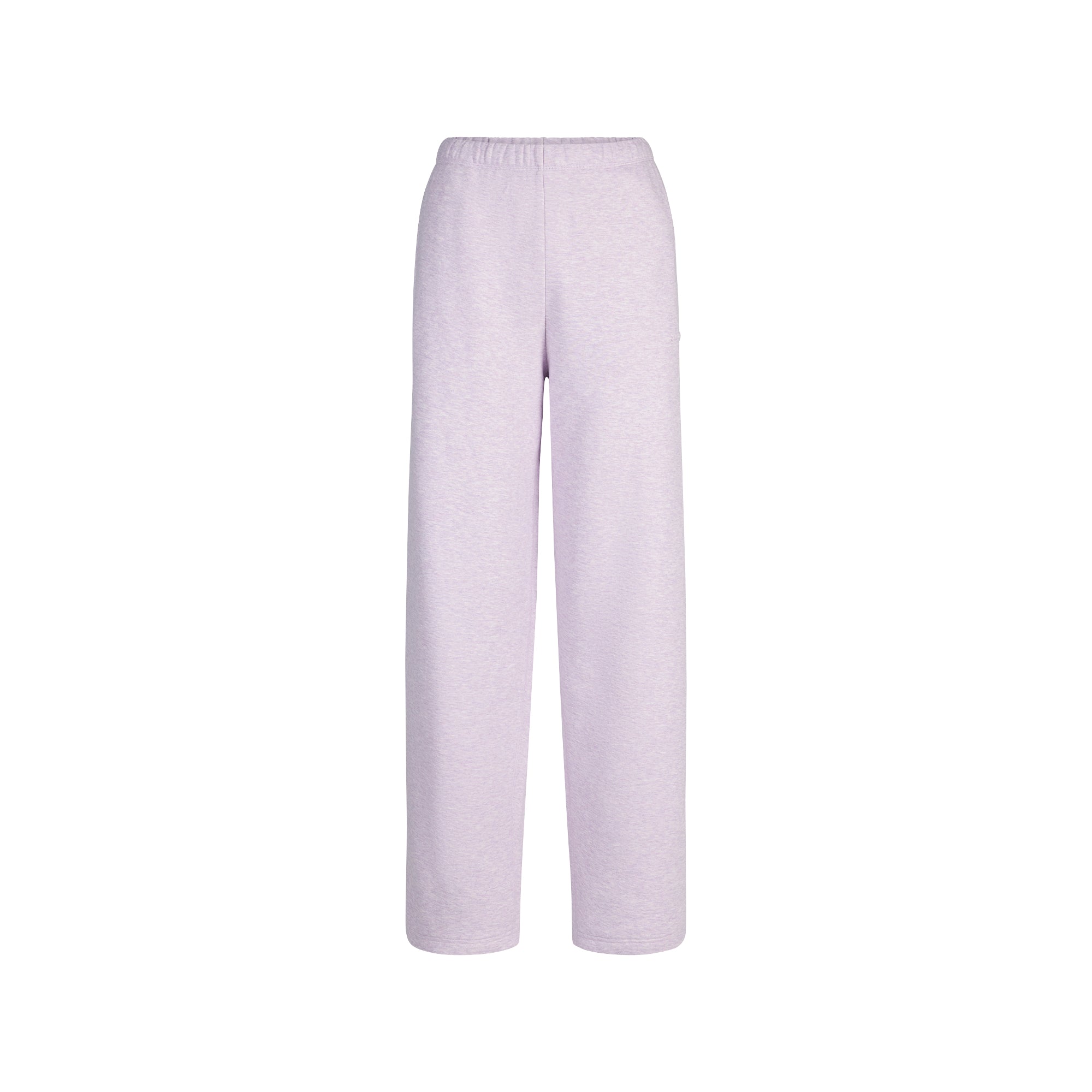COTTON FLEECE CLASSIC STRAIGHT LEG PANT | PURPLE HEATHER FLAT ON A WHITE BACKGROUND @ | FLT