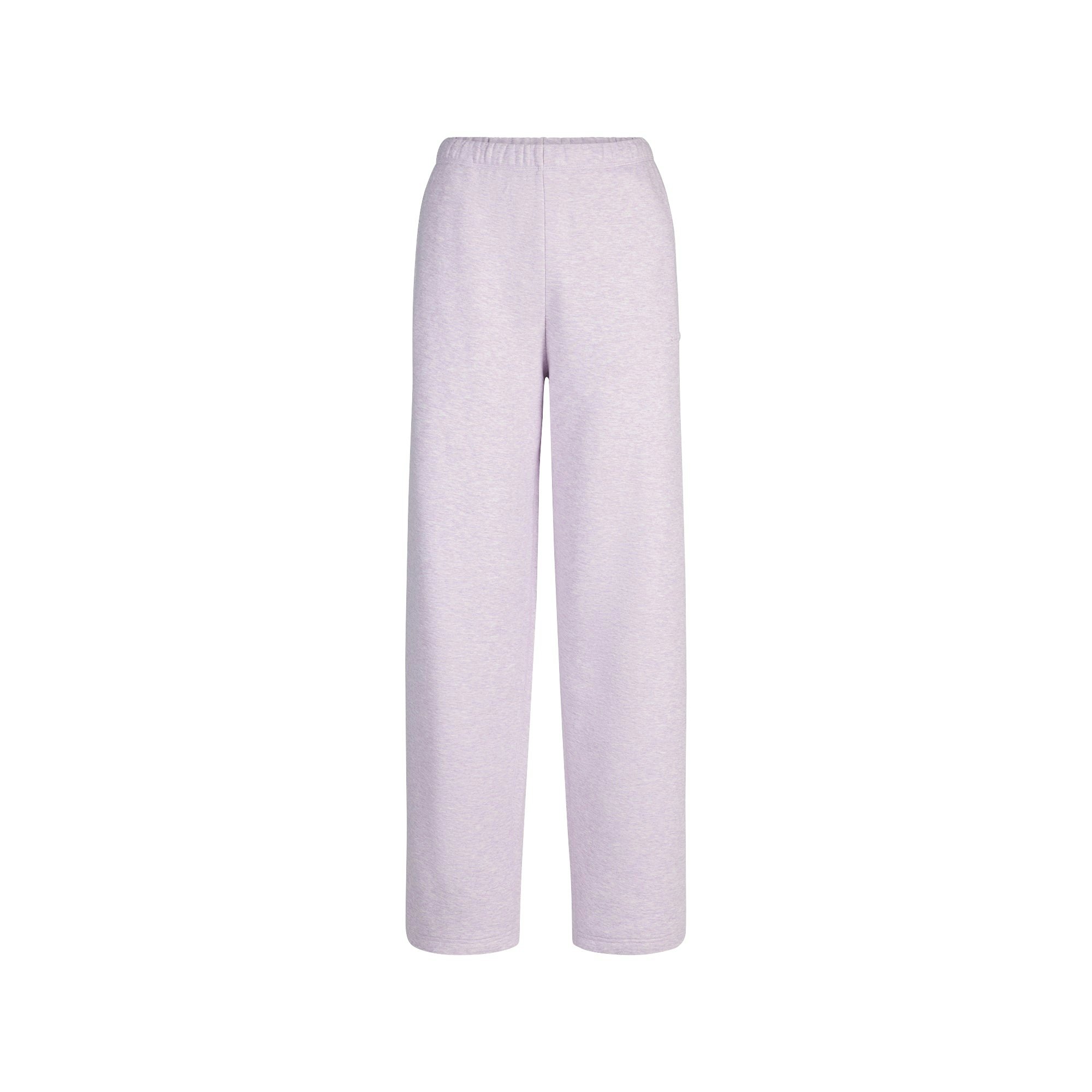COTTON FLEECE CLASSIC STRAIGHT LEG PANT | PURPLE HEATHER FLAT ON A WHITE BACKGROUND @ | FLT