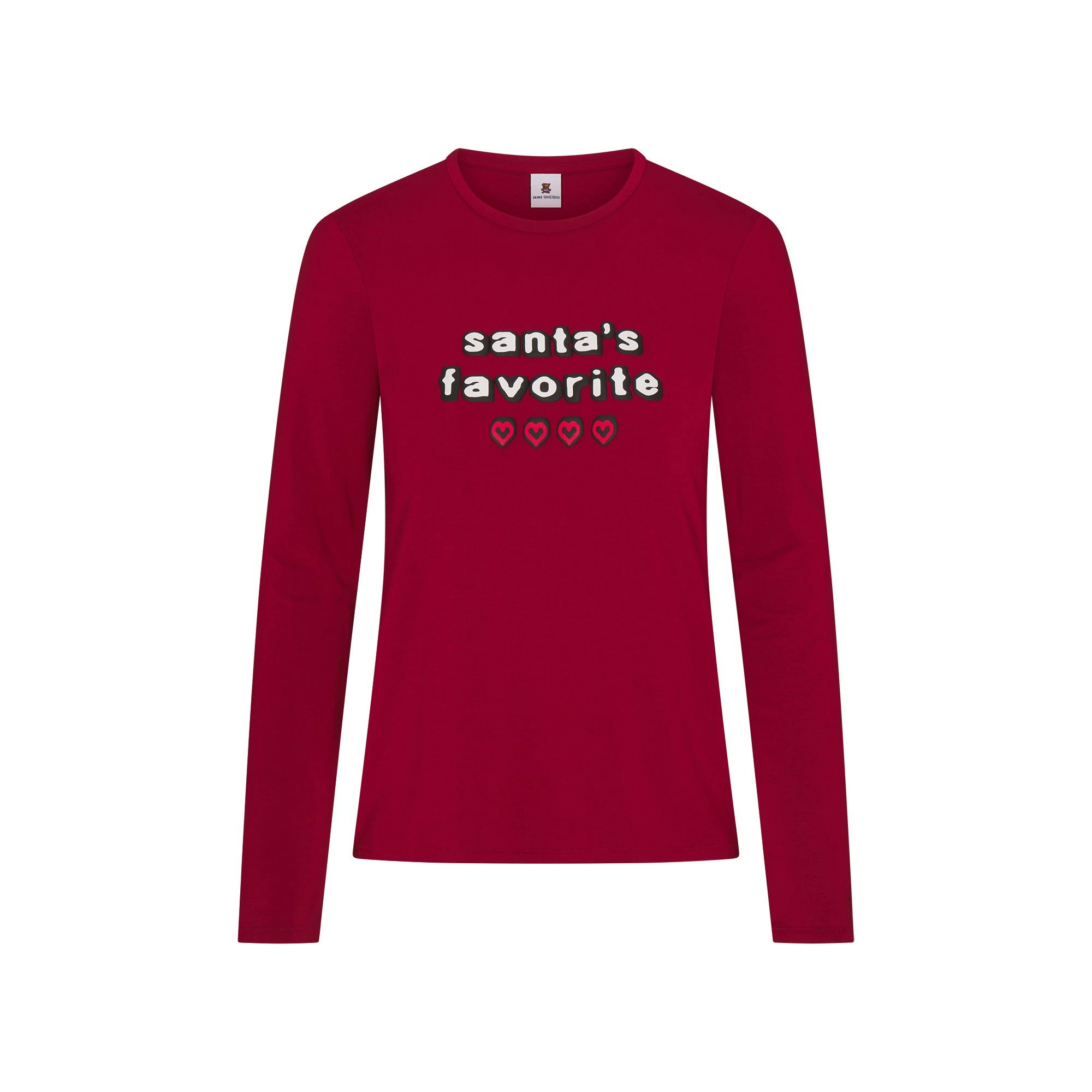 CACTUS PLANT FLEA MARKET X SKIMS SKIMS SLEEP FLANNEL PANT SET | SANTAS FAVORITE BRICK PRINT FLAT ON A WHITE BACKGROUND