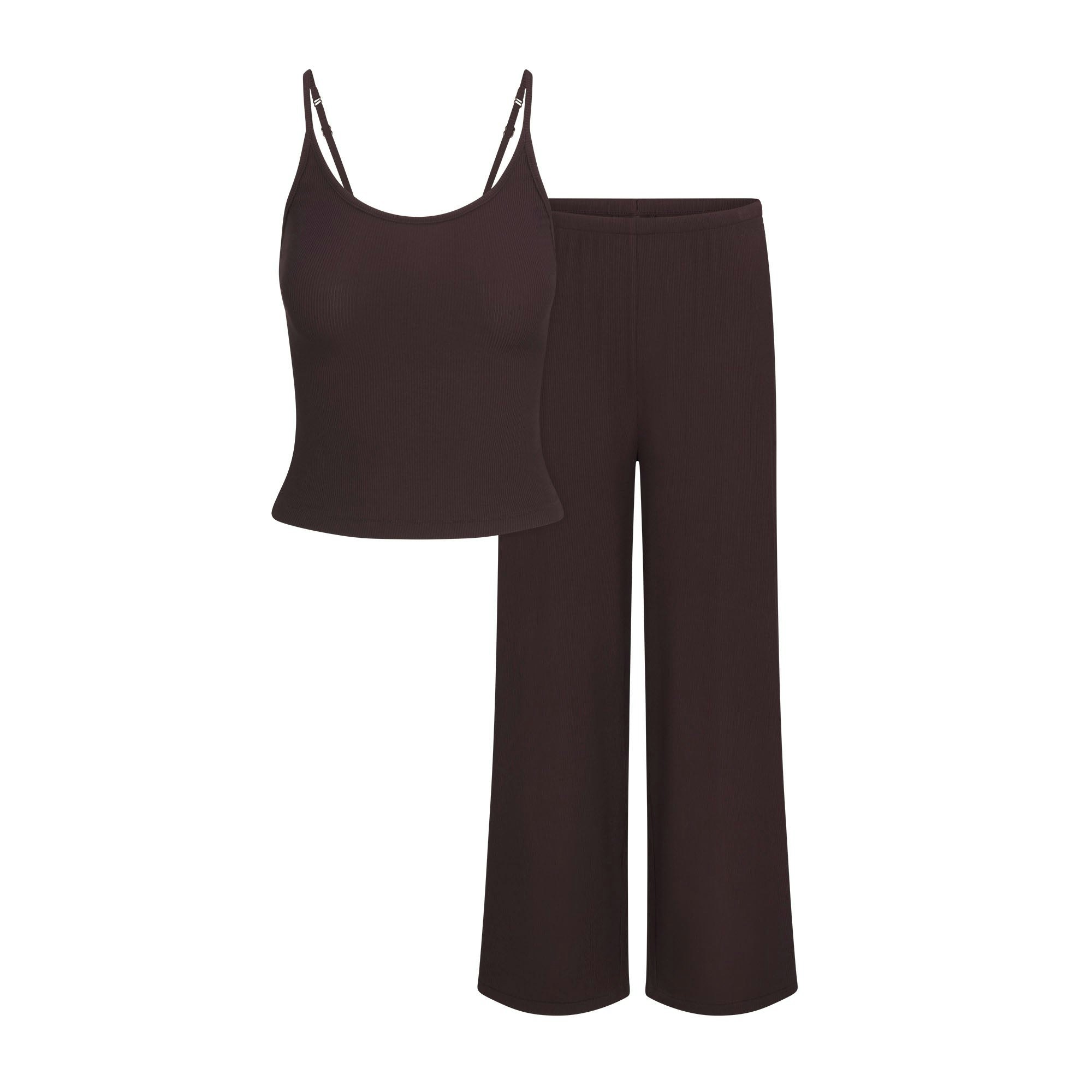 SOFT LOUNGE TANK SLEEP SET | PHOENIX FLAT ON A WHITE BACKGROUND | FLT