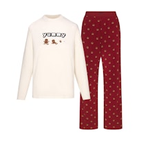 CACTUS PLANT FLEA MARKET X SKIMS BOYFRIEND LONG SLEEVE SET