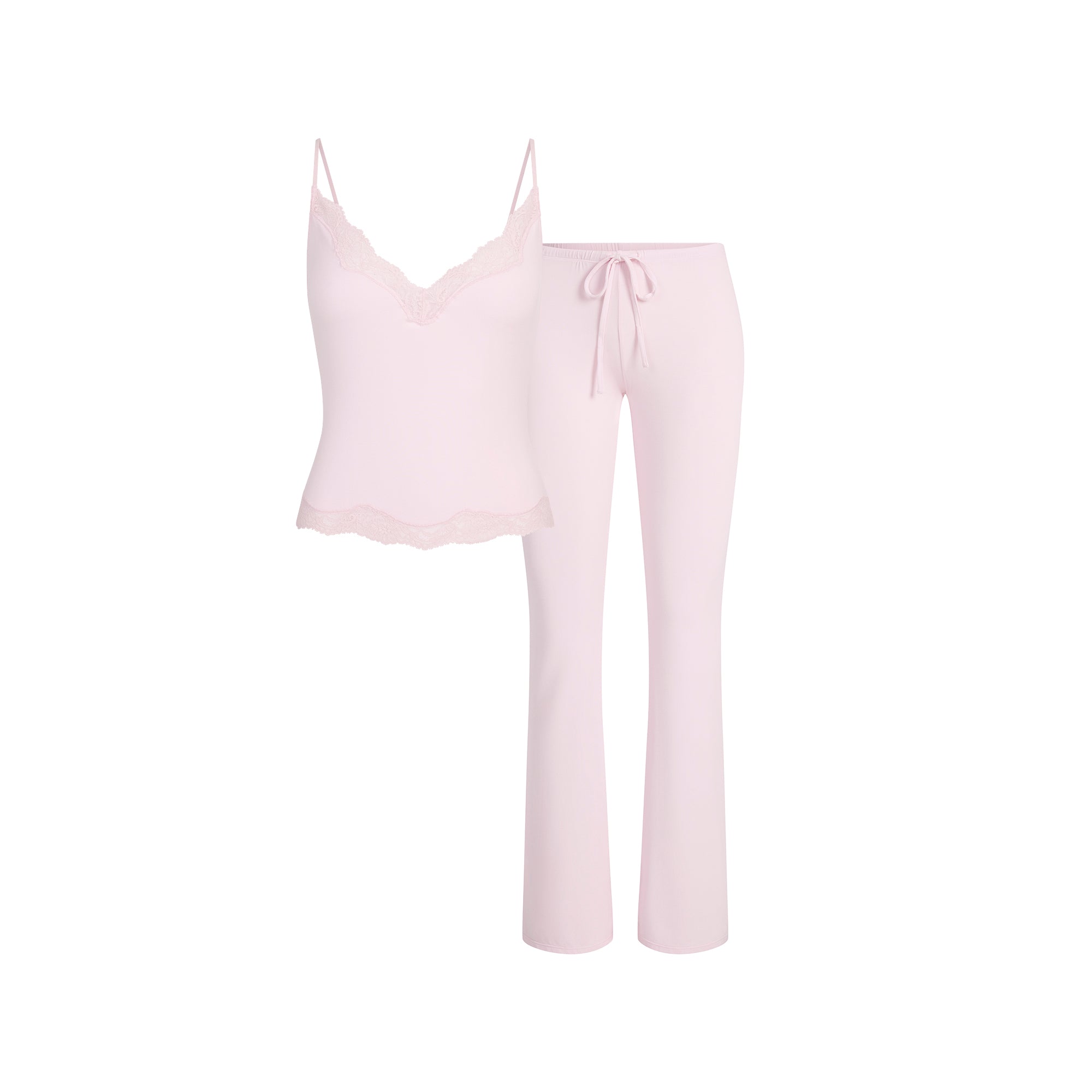 SKIMS SLEEP LACE CAMI AND PANT SET | BLOOM | SKIMS