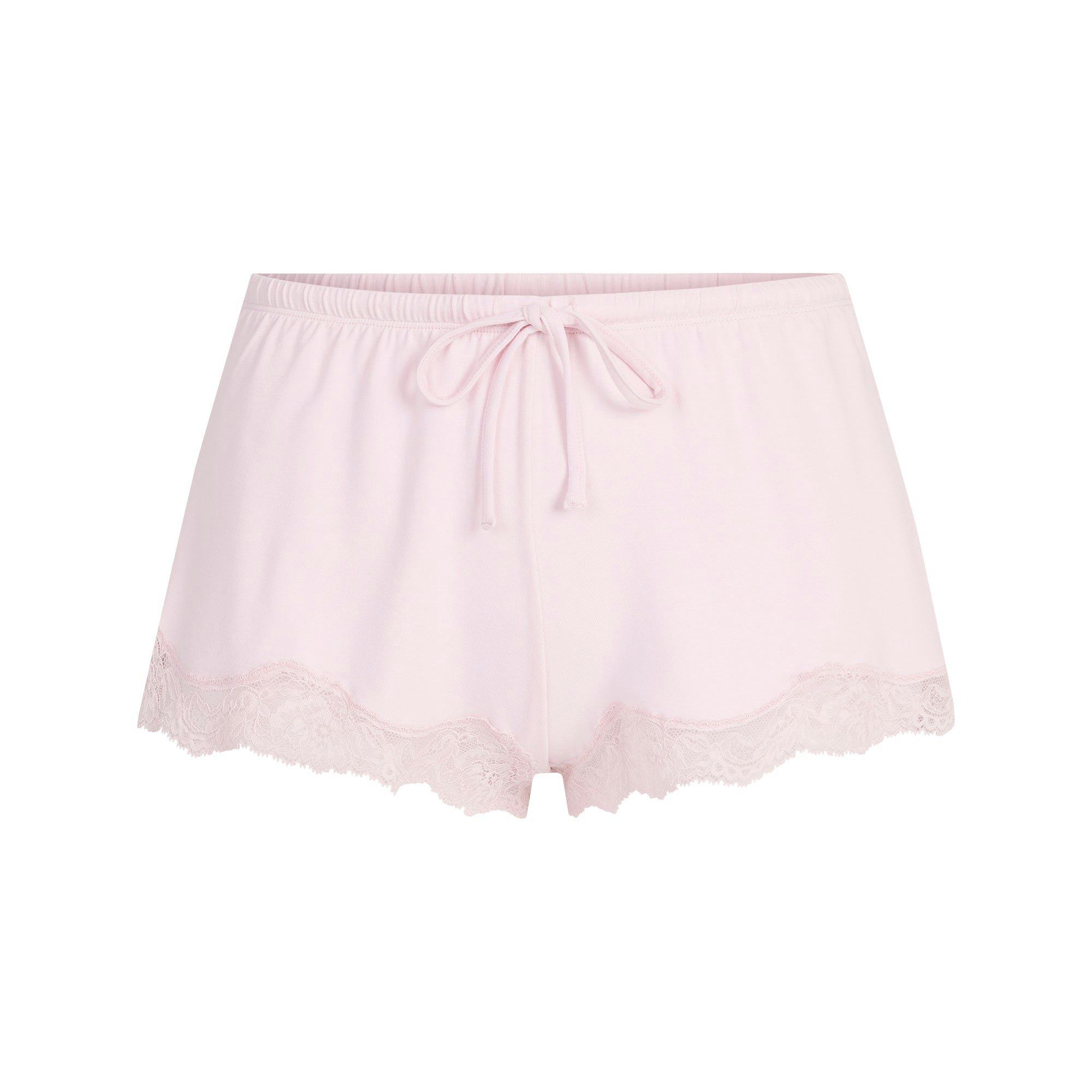 SKIMS SLEEP CAMI AND SHORT SET | BLOOM FLAT ON A WHITE BACKGROUND | FLT