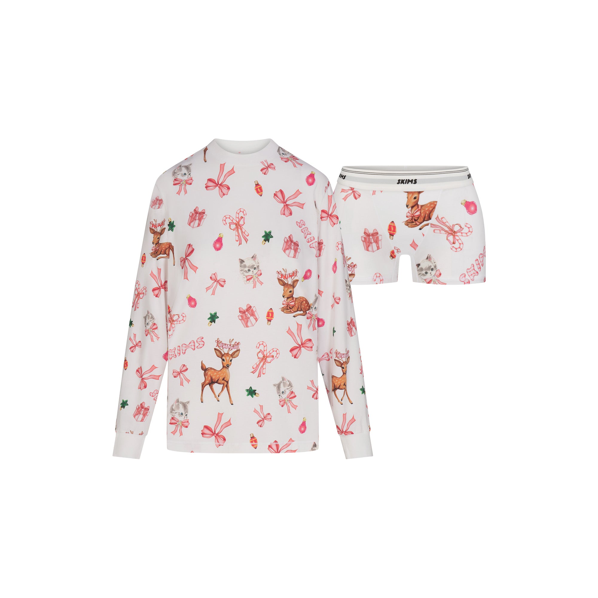 LONG SLEEVE AND MINI BOXER SET