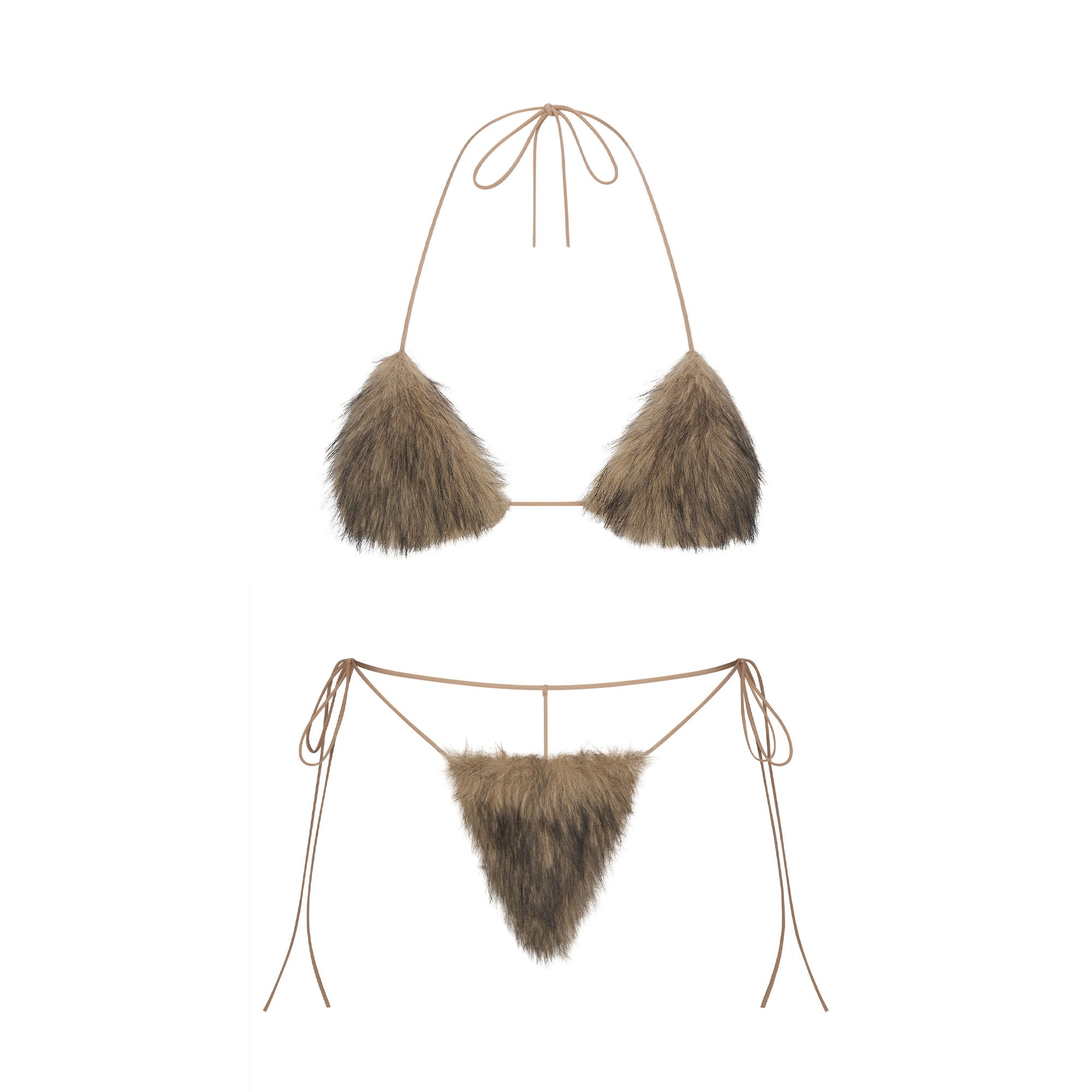 Furry bralette discount