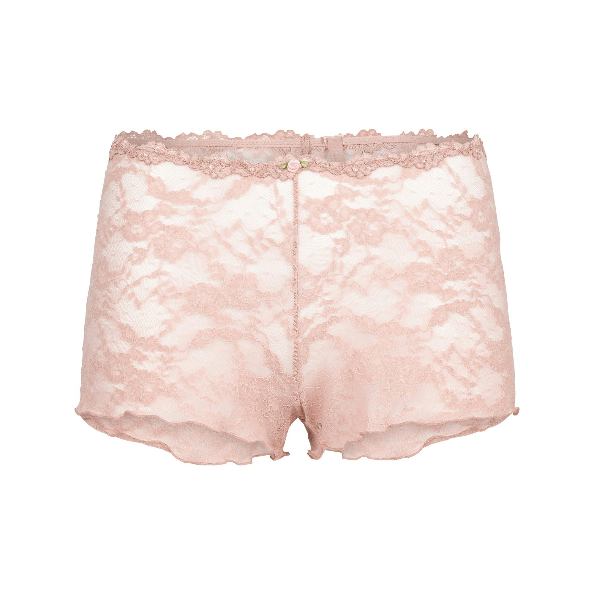 STRETCH LACE TRIANGLE CAMI AND SHORT SET | MORGANITE FLAT ON A WHITE BACKGROUND | FLT