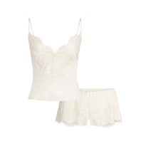 SKIMS ROMANCE LACE CAMI AND SHORT SET