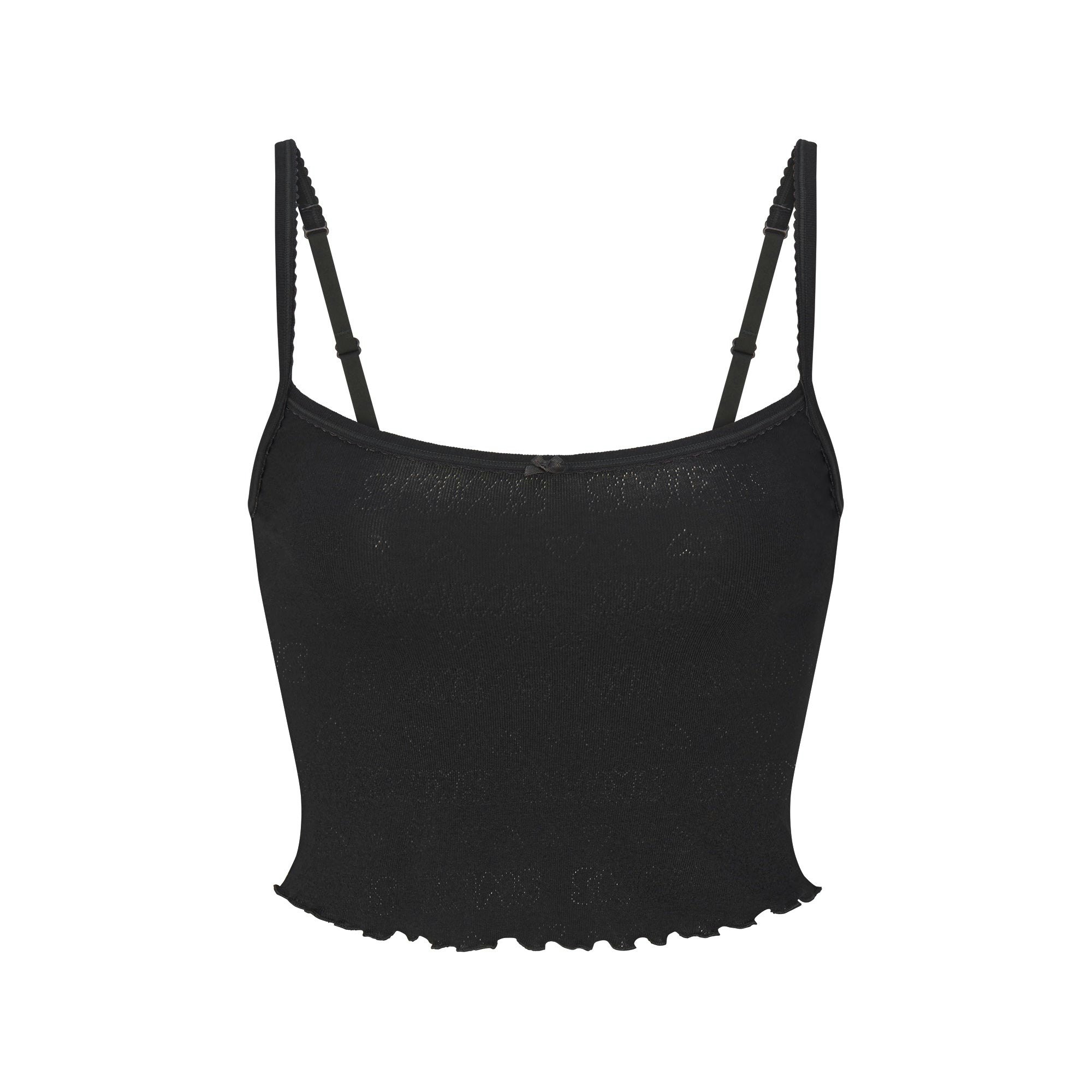 LOGO POINTELLE CAMI SLEEP SET | SOOT FLAT ON A WHITE BACKGROUND