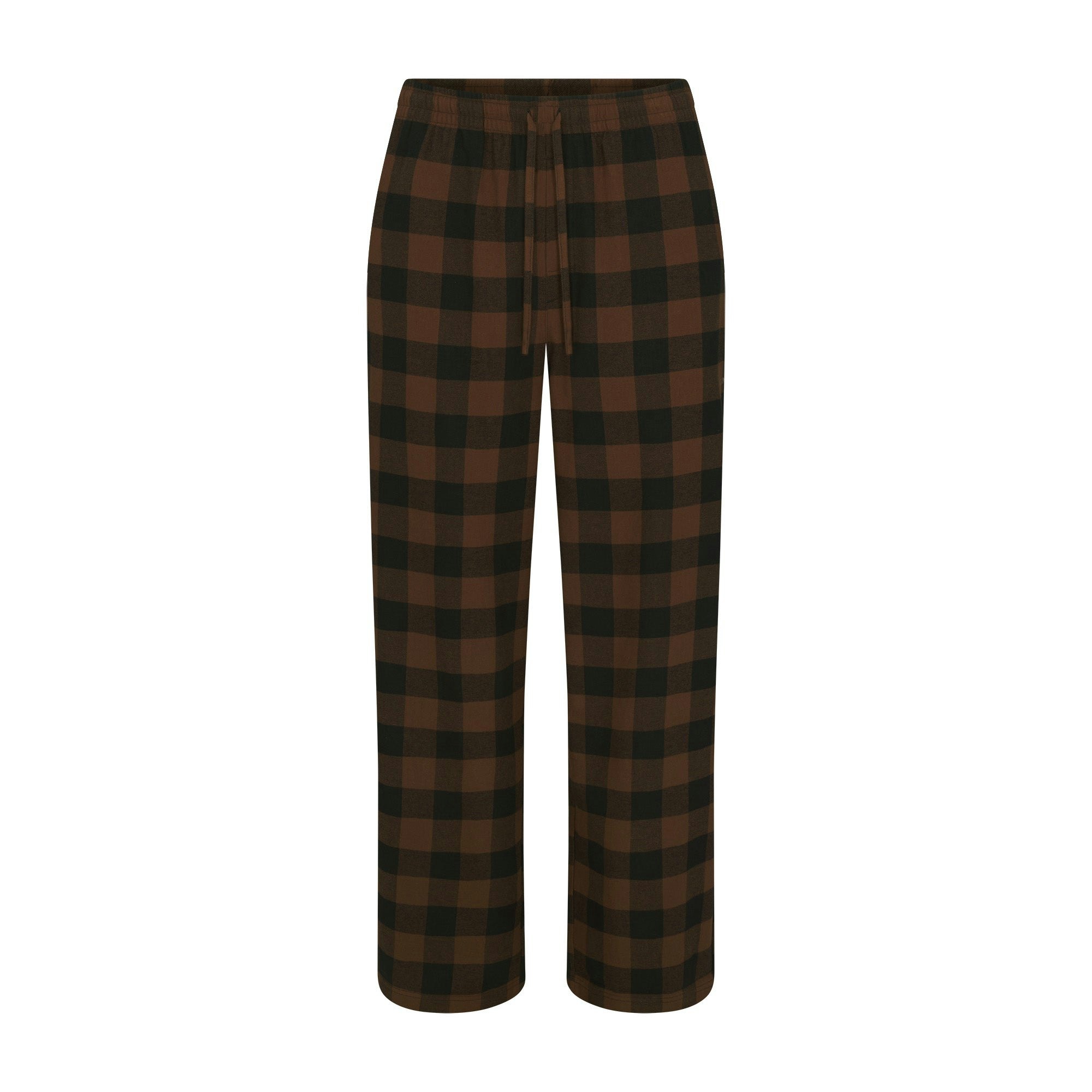 FLANNEL SLEEP MENS SLEEP SET | JASPER BUFFALO CHECK ON A MODEL FRONT VIEW