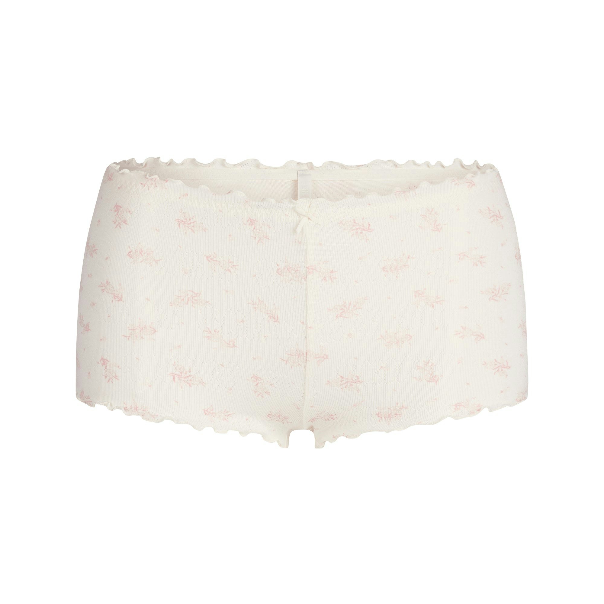 LOGO POINTELLE LONG SLEEVE SET | MARBLE HALITE FLORAL PRINT FLAT ON A WHITE BACKGROUND @ | FLT