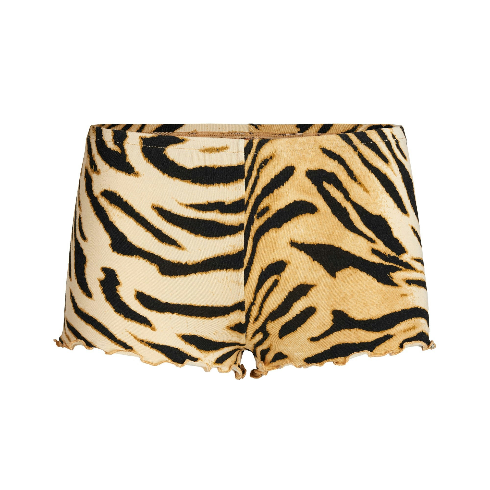 SKIMS SLEEP CAMI SET | BRONZE TIGER PRINT FLAT ON A WHITE BACKGROUND | FLT
