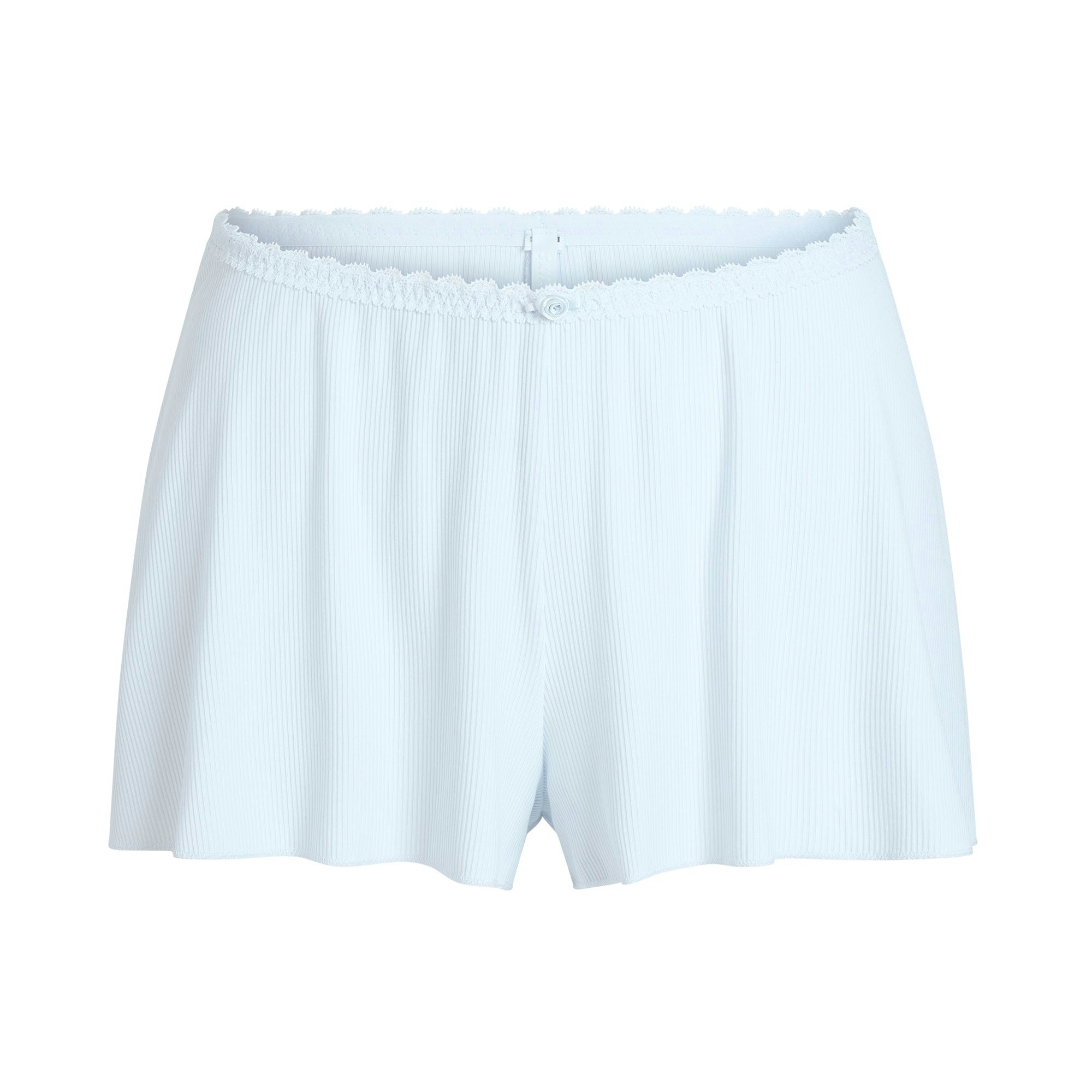 SOFT LOUNGE LACE CAMI AND SHORT SET | BLUE QUARTZ ADDITIONAL FABRIC DETAILS