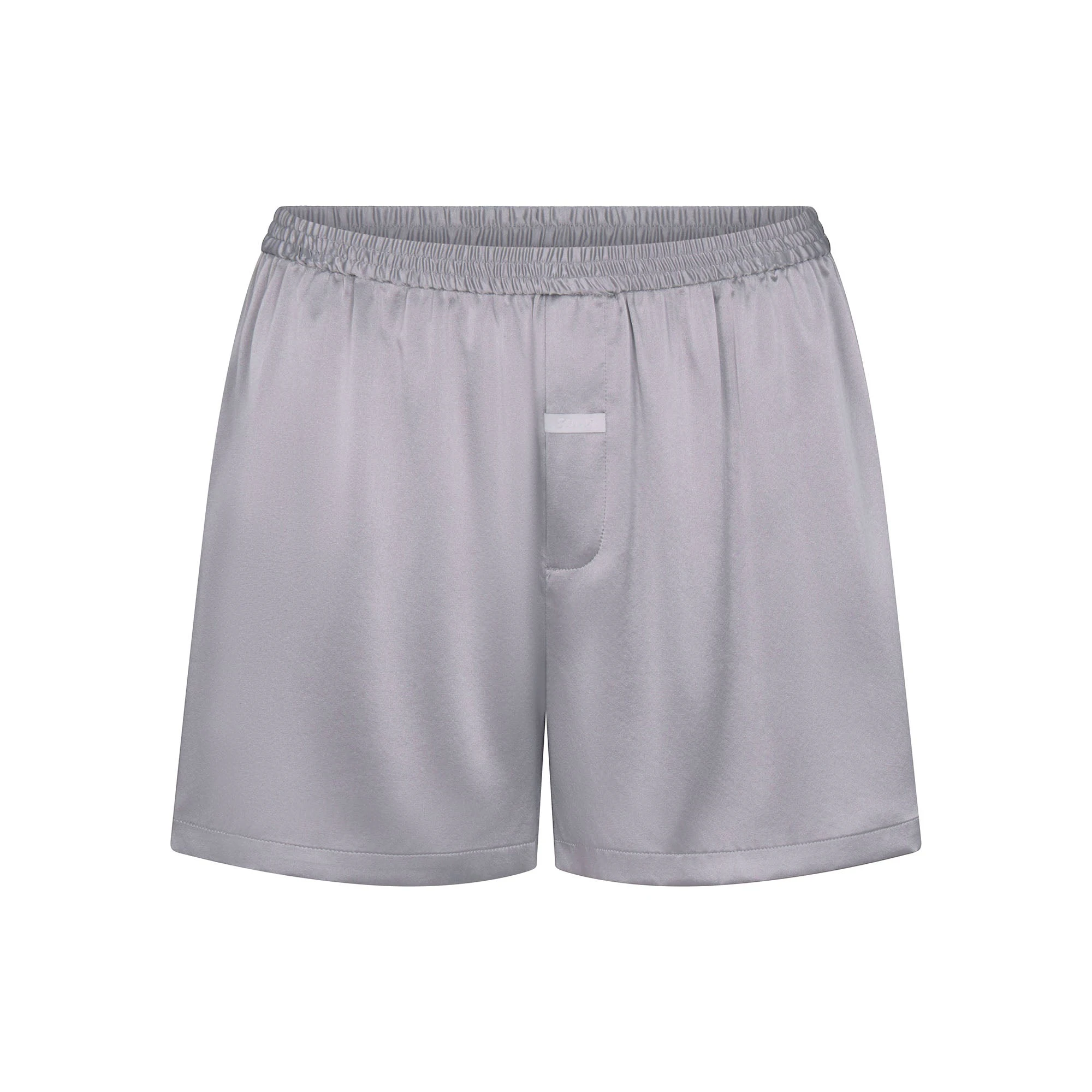 SILK OVERSIZED SLEEP SET | MIRROR ON A MODEL FRONT VIEW