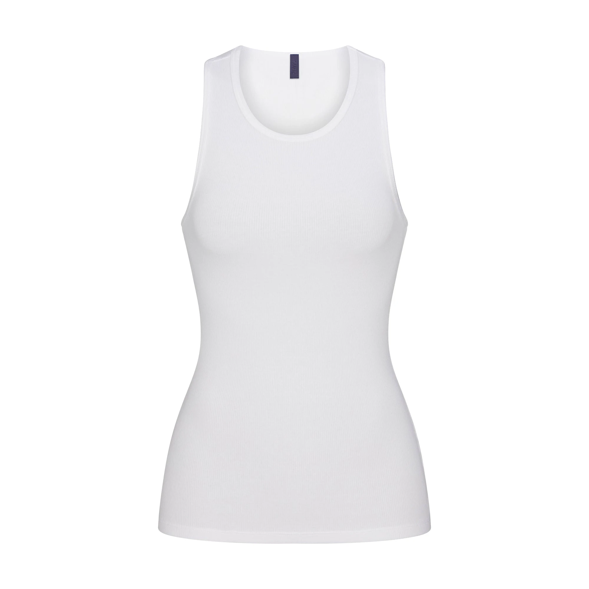 COTTON POPLIN MINI BOXER AND TANK SLEEP SET | SILVER CHECK FLAT ON A WHITE BACKGROUND @ | FLT