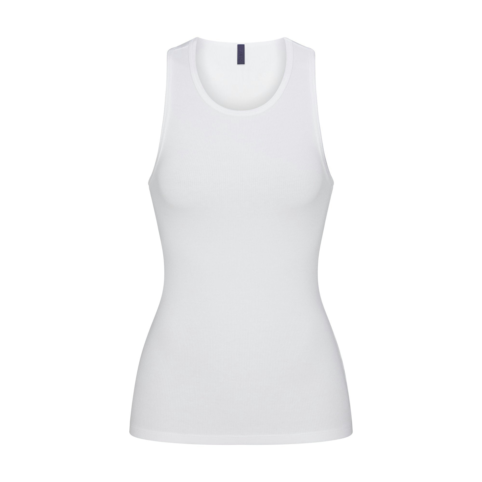 COTTON POPLIN MINI BOXER AND TANK SLEEP SET | SILVER CHECK FLAT ON A WHITE BACKGROUND @ | FLT