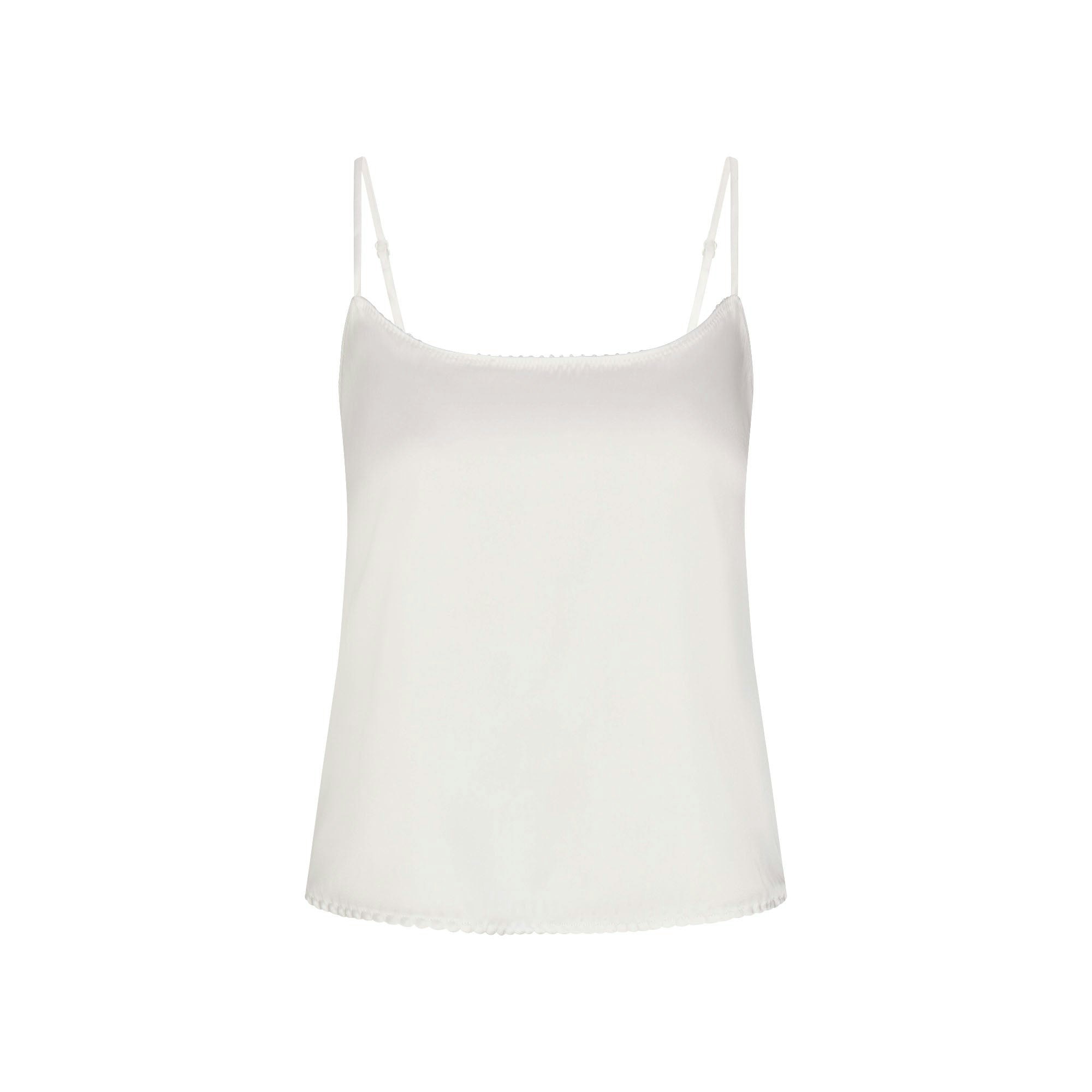 WOVEN SHINE CAMI AND SHORT SLEEP SET | IVORY ADDITIONAL FABRIC DETAILS