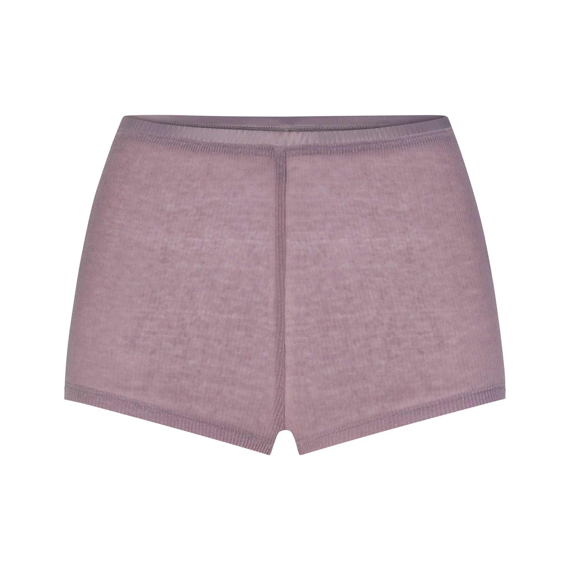 SHEER RIB LACE CAMI AND SHORT SET | ZINC FLAT ON A WHITE BACKGROUND | FLT