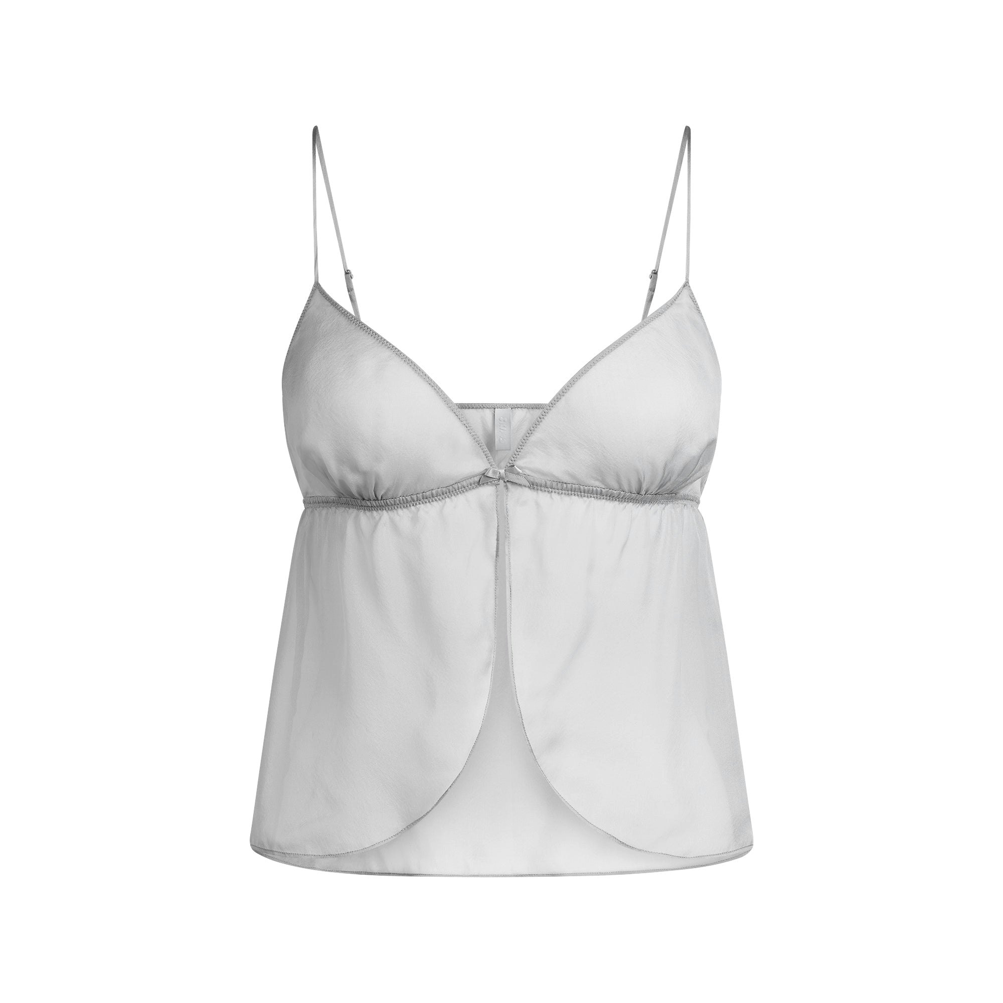 SKIMS ROMANCE BABYDOLL TOP | MIRROR FLAT ON A WHITE BACKGROUND | FLT