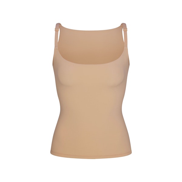 FITS EVERYBODY BACK SMOOTHING CAMI | CLAY (CAMIS) FLAT ON A WHITE BACKGROUND | FLT