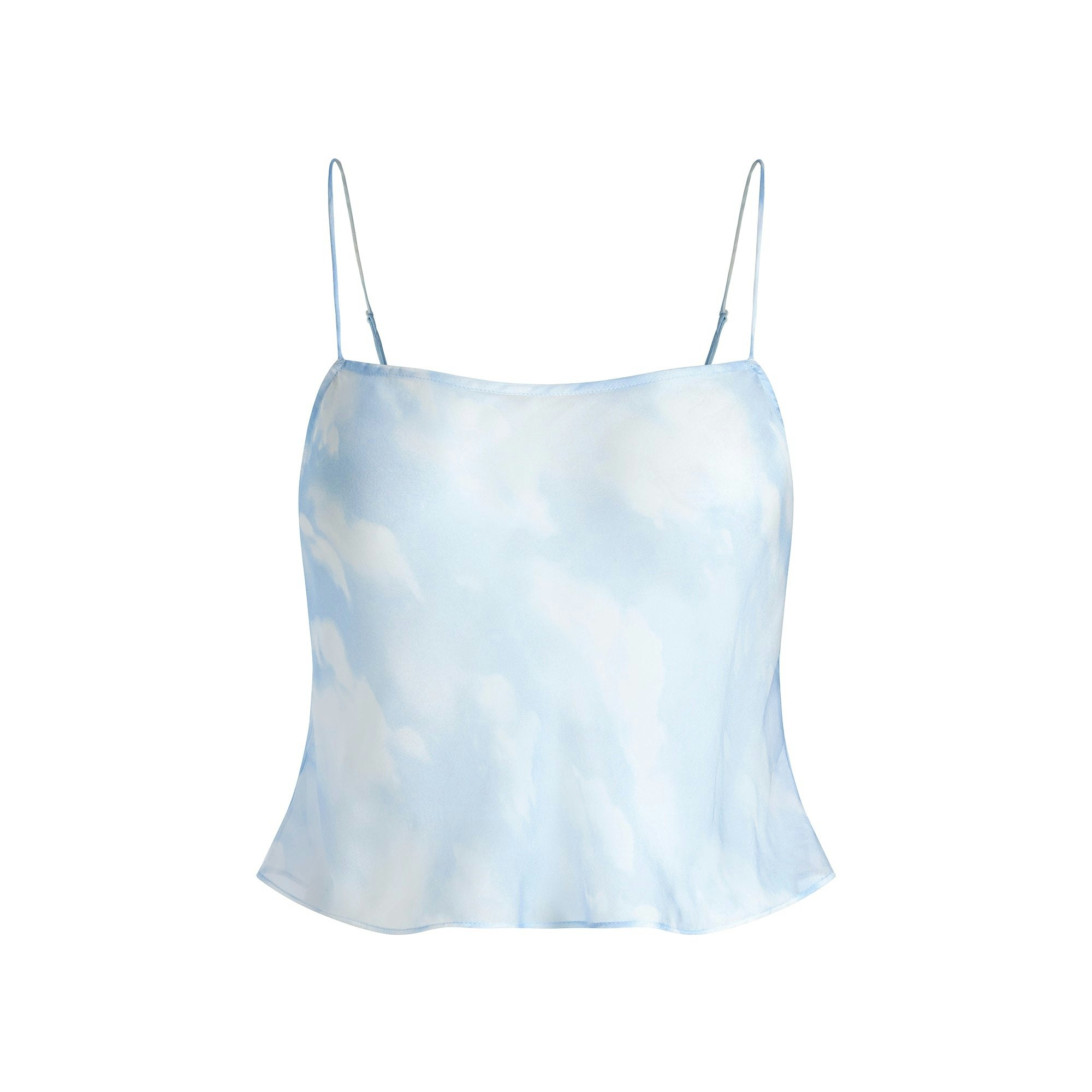 SKIMS ROMANCE CAMI AND SHORT SET | BLUE QUARTZ CLOUD PRINT ADDITIONAL FABRIC DETAILS
