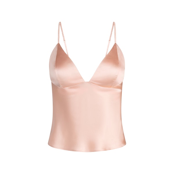 SILK CAMI | VILLA FLAT ON A WHITE BACKGROUND | FLT