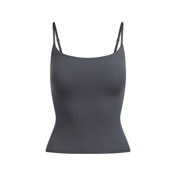 FITS EVERYBODY CAMI | GRAPHITE FLAT ON A WHITE BACKGROUND | FLT