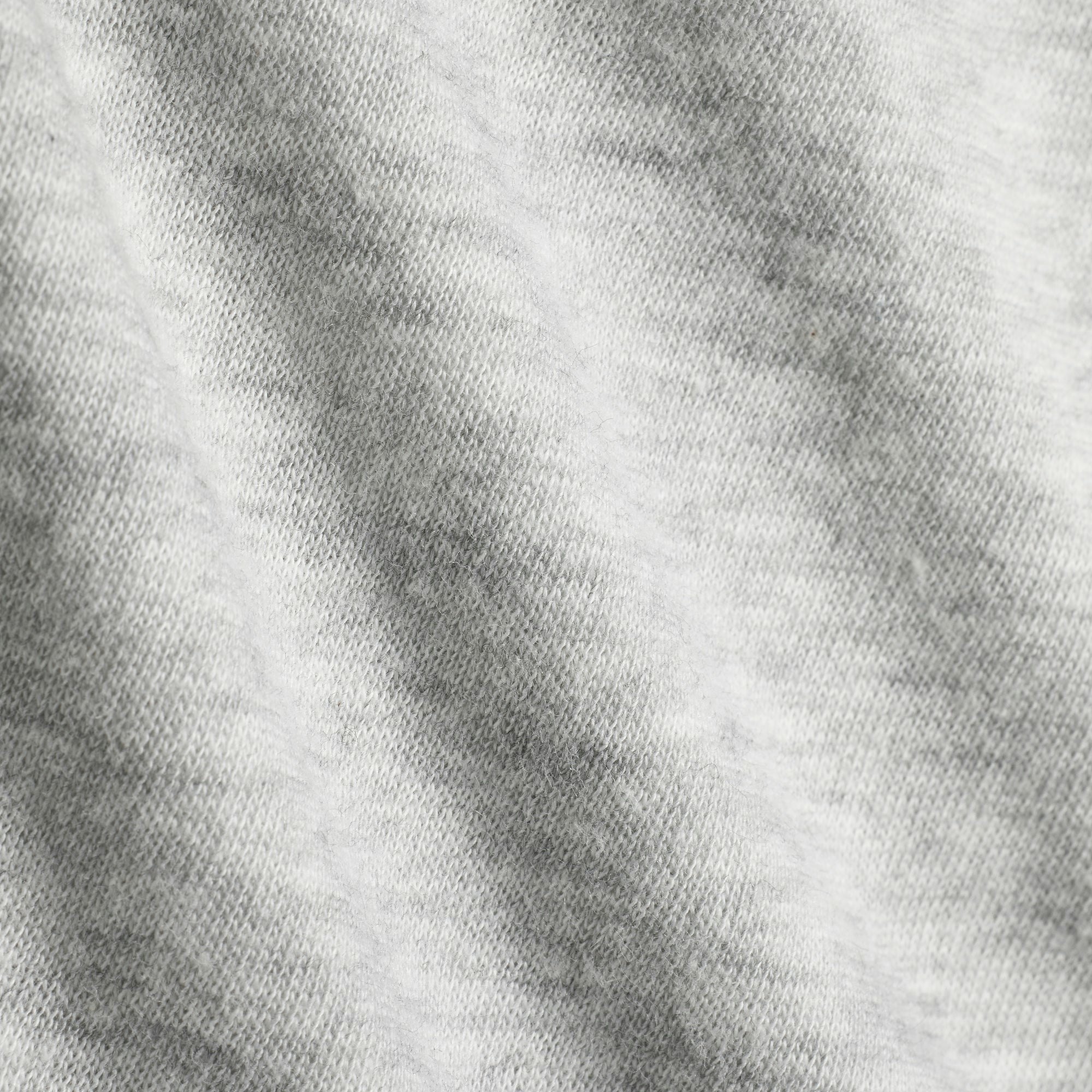 SHEER COTTON JERSEY T-SHIRT | LIGHT HEATHER GREY ADDITIONAL FABRIC DETAILS