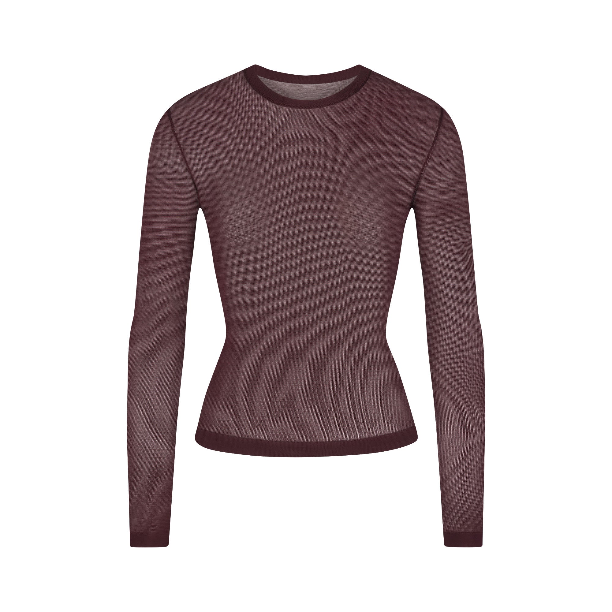 CREW NECK LONG SLEEVE TOP