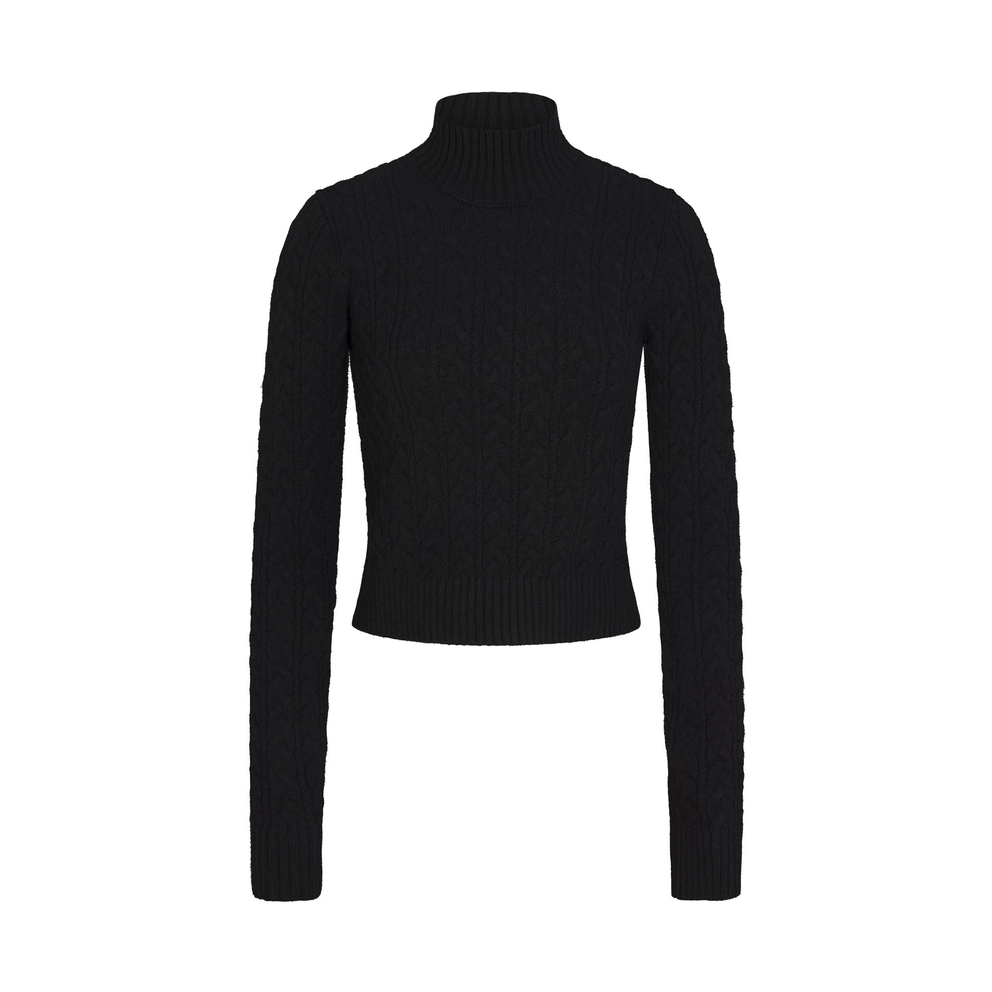 CABLE TURTLENECK