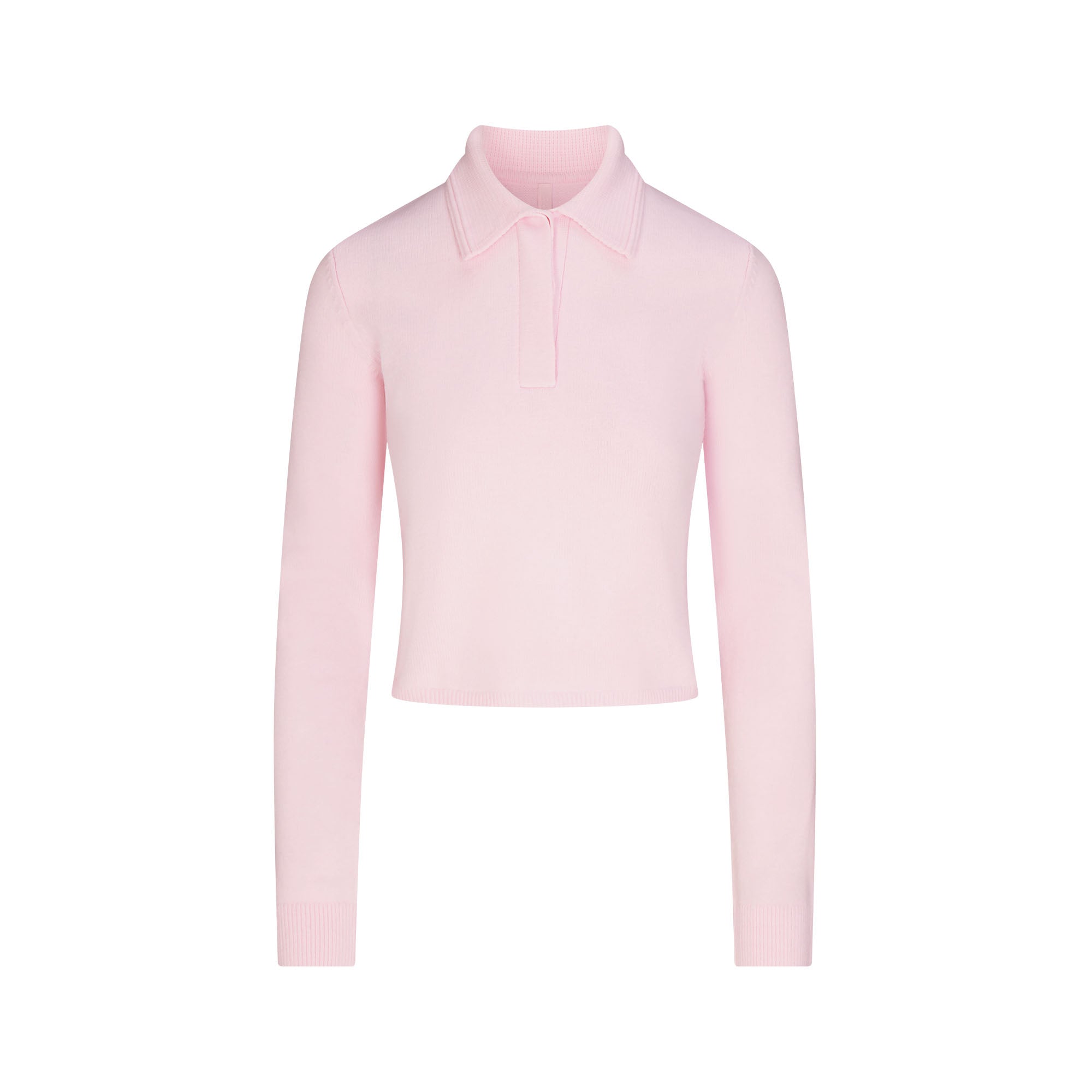 LONG SLEEVE CROPPED POLO