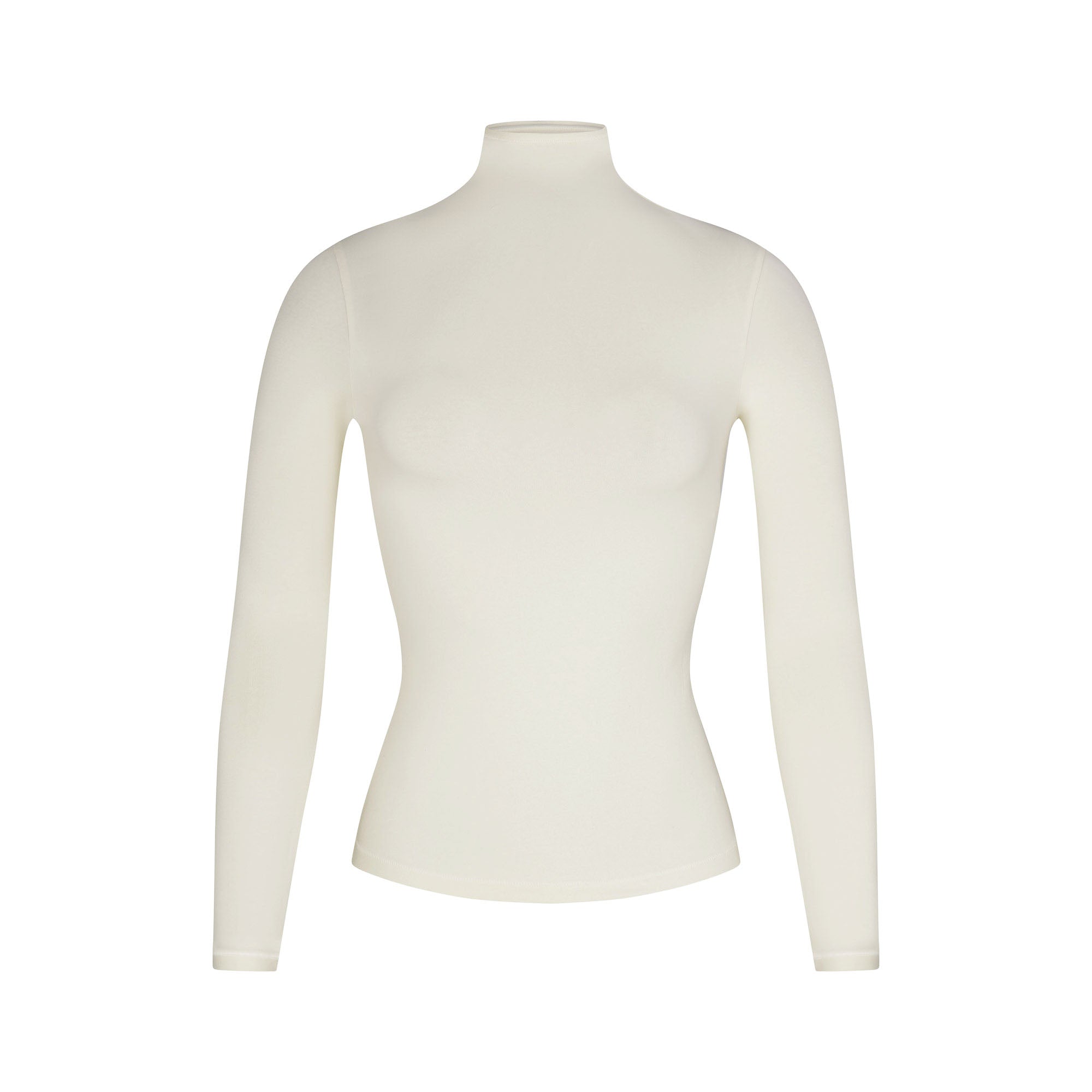 Cotton spandex jersey long sleeve turtleneck shop