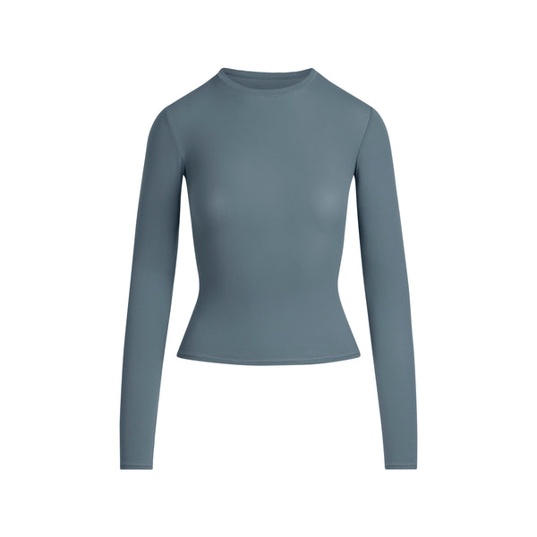 スキムス COTTON JERSEY LONG SLEEVE T-SHIRT SKIMS-LOUNGEWEAR-TP-LST-9049-