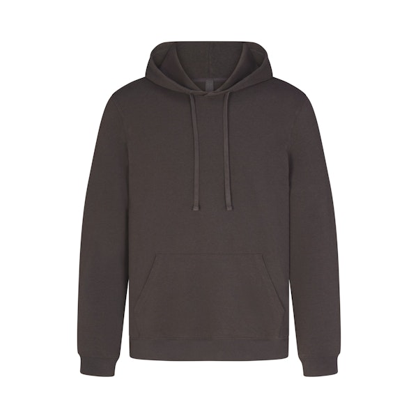 JERSEY LOUNGE MENS HOODIE | ASH (MENS HOODIES, MENS TOPS) LAYS FLAT ON A WHITE BACKGROUND | FLT