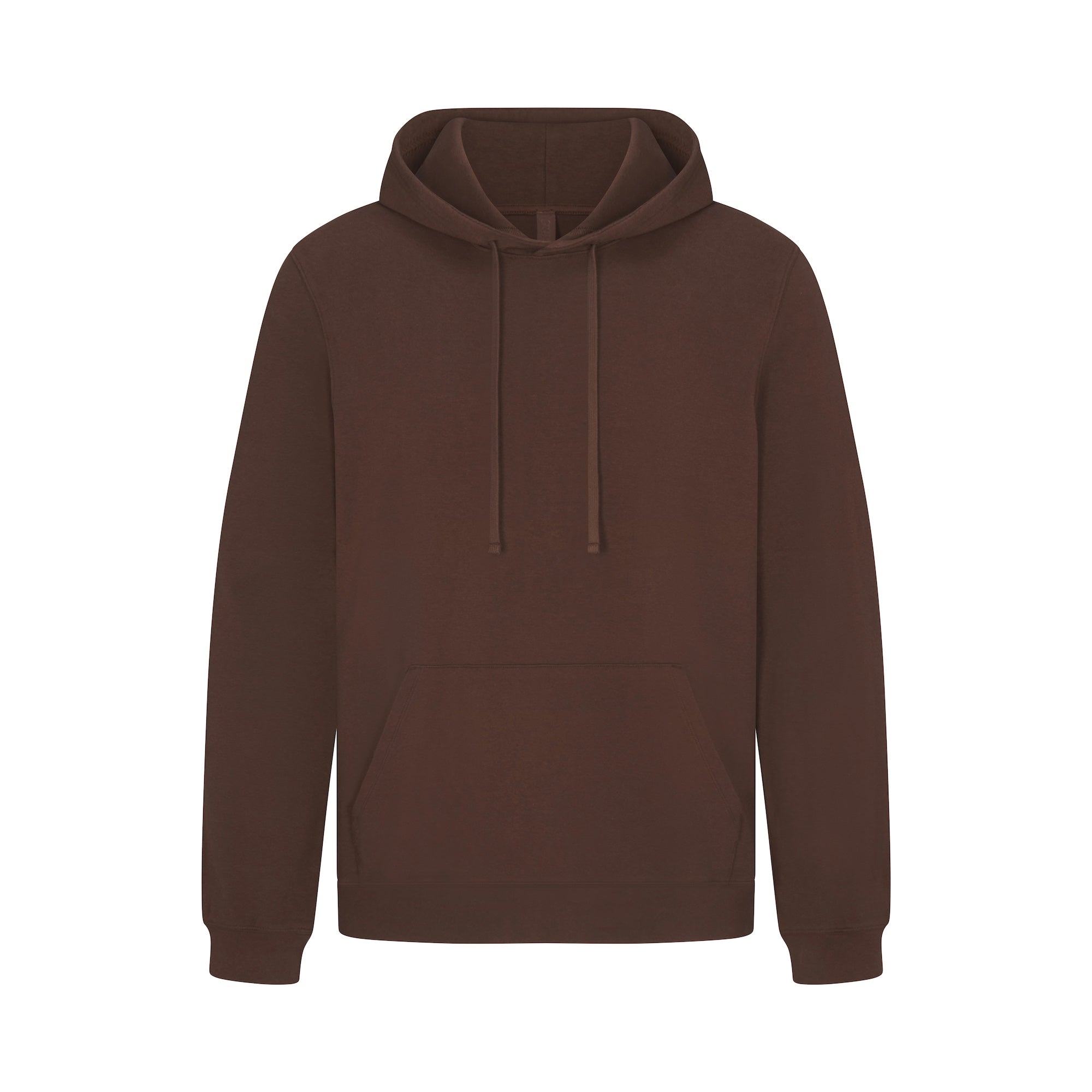 JERSEY LOUNGE MENS HOODIE | MUD (MENS HOODIES) FLAT ON A WHITE BACKGROUND | FLT