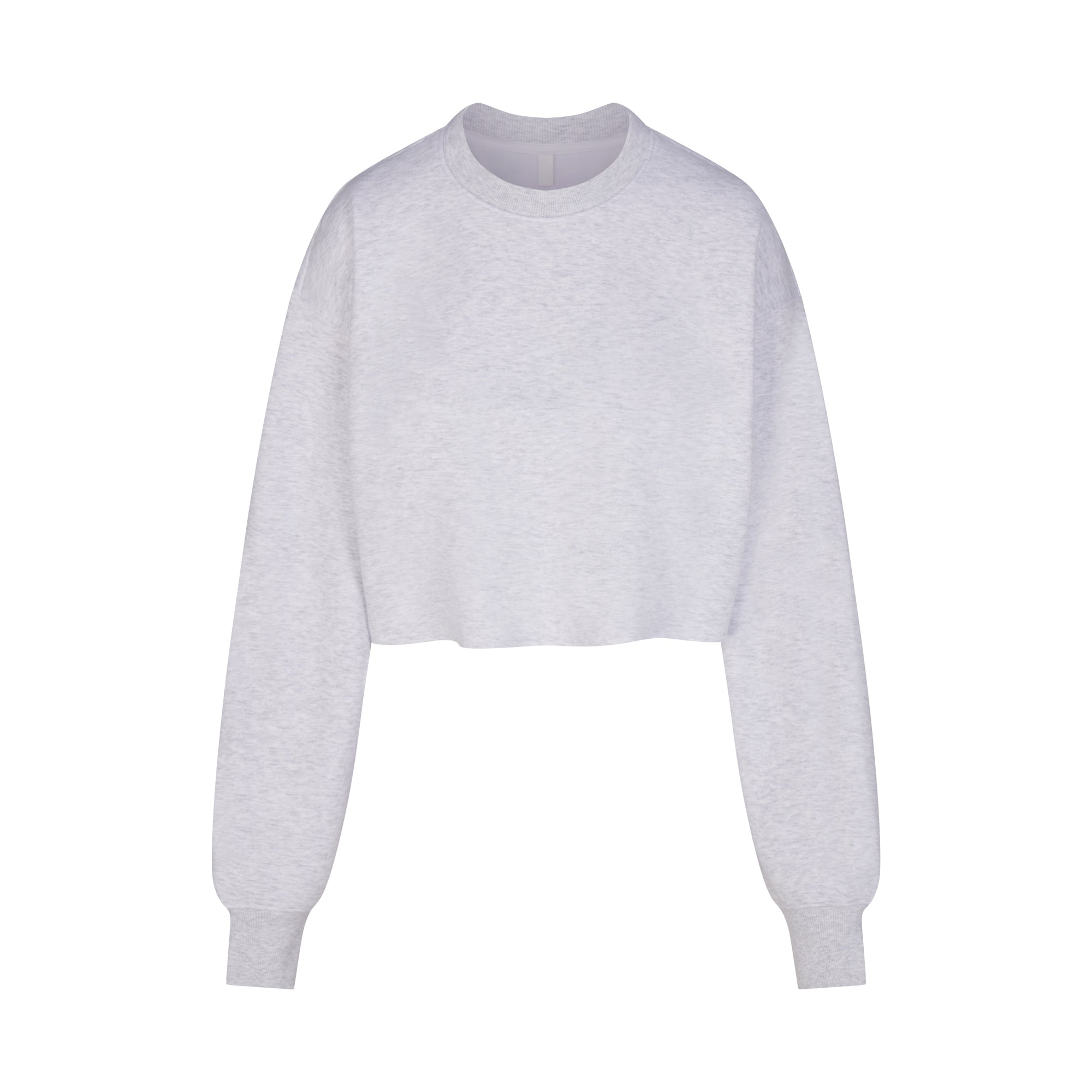 Crew neck cropped sweater hotsell