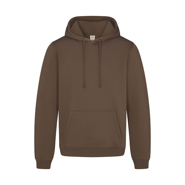 FLEECE LOUNGE MENS CLASSIC HOODIE | DRIFTWOOD FLAT ON A WHITE BACKGROUND | FLT