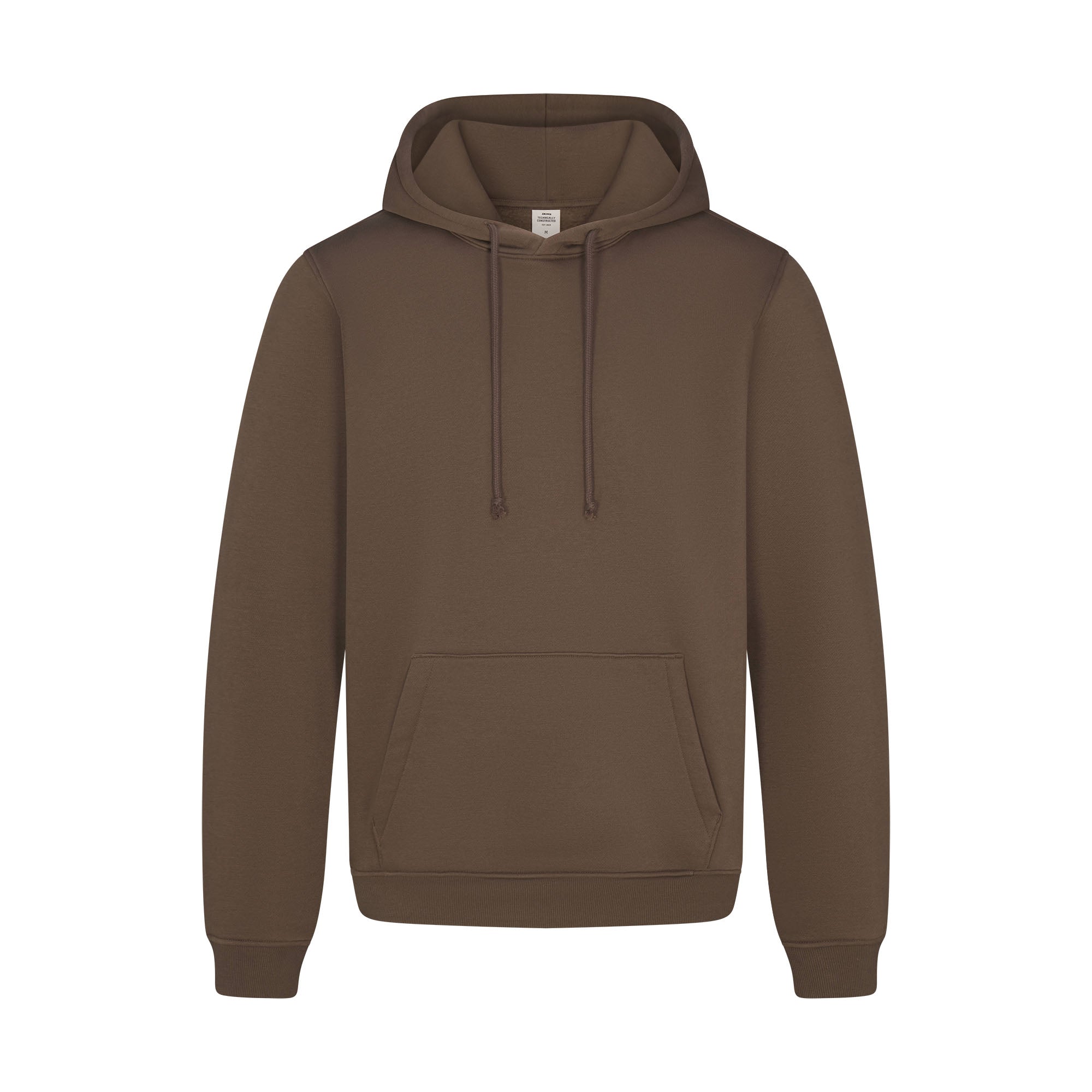 FLEECE LOUNGE MENS CLASSIC HOODIE | DRIFTWOOD FLAT ON A WHITE BACKGROUND | FLT