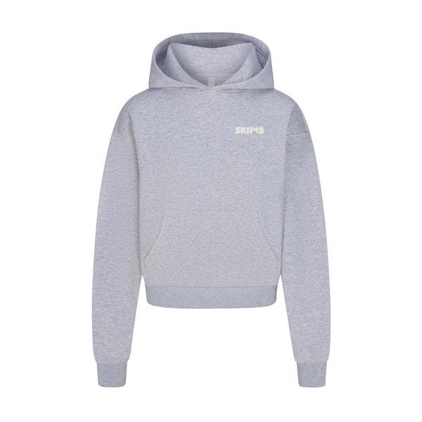 WORN IN JERSEY T-SHIRT | LIGHT HEATHER GREY SKIMS HEART | SKIMS