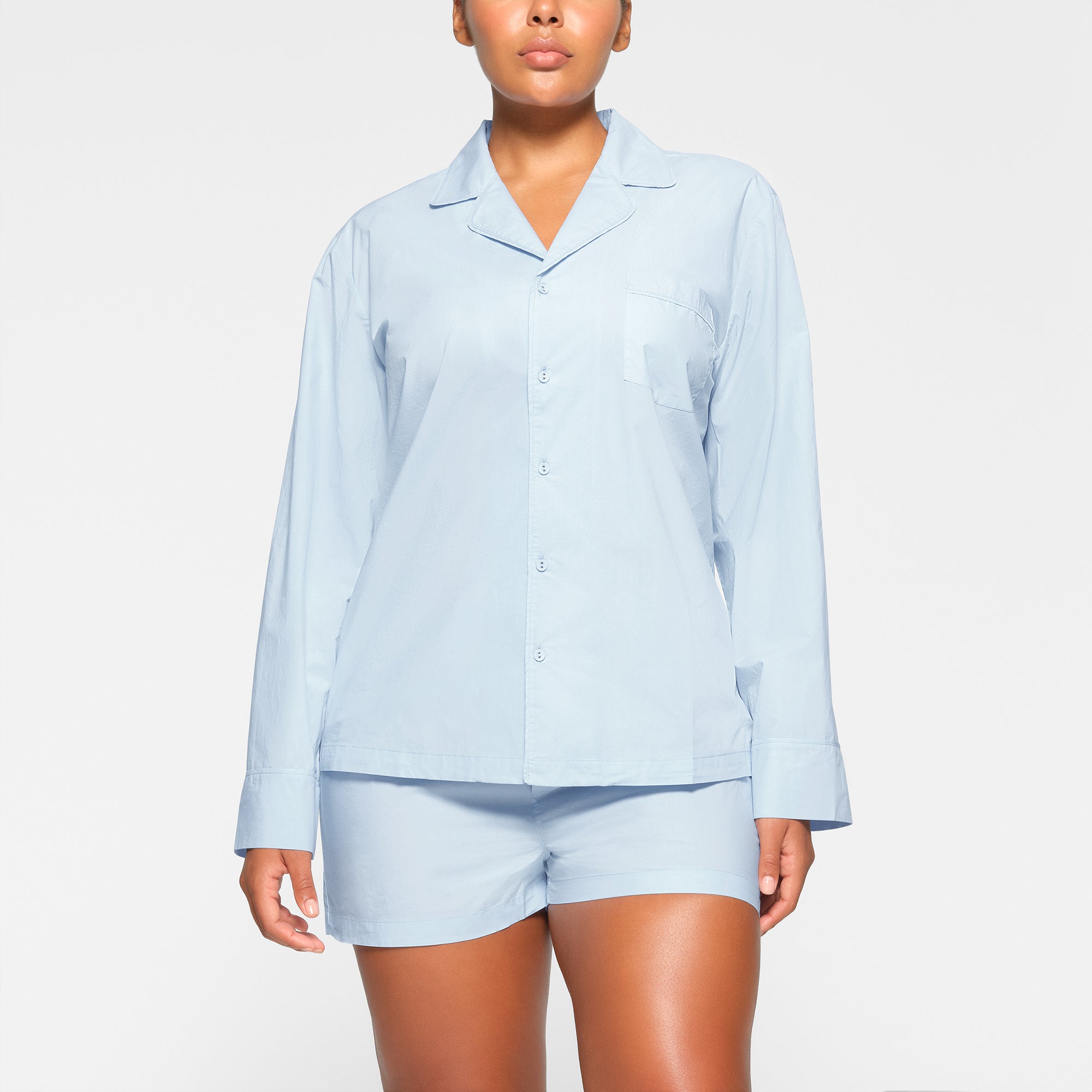 Button up sleep shirts on sale