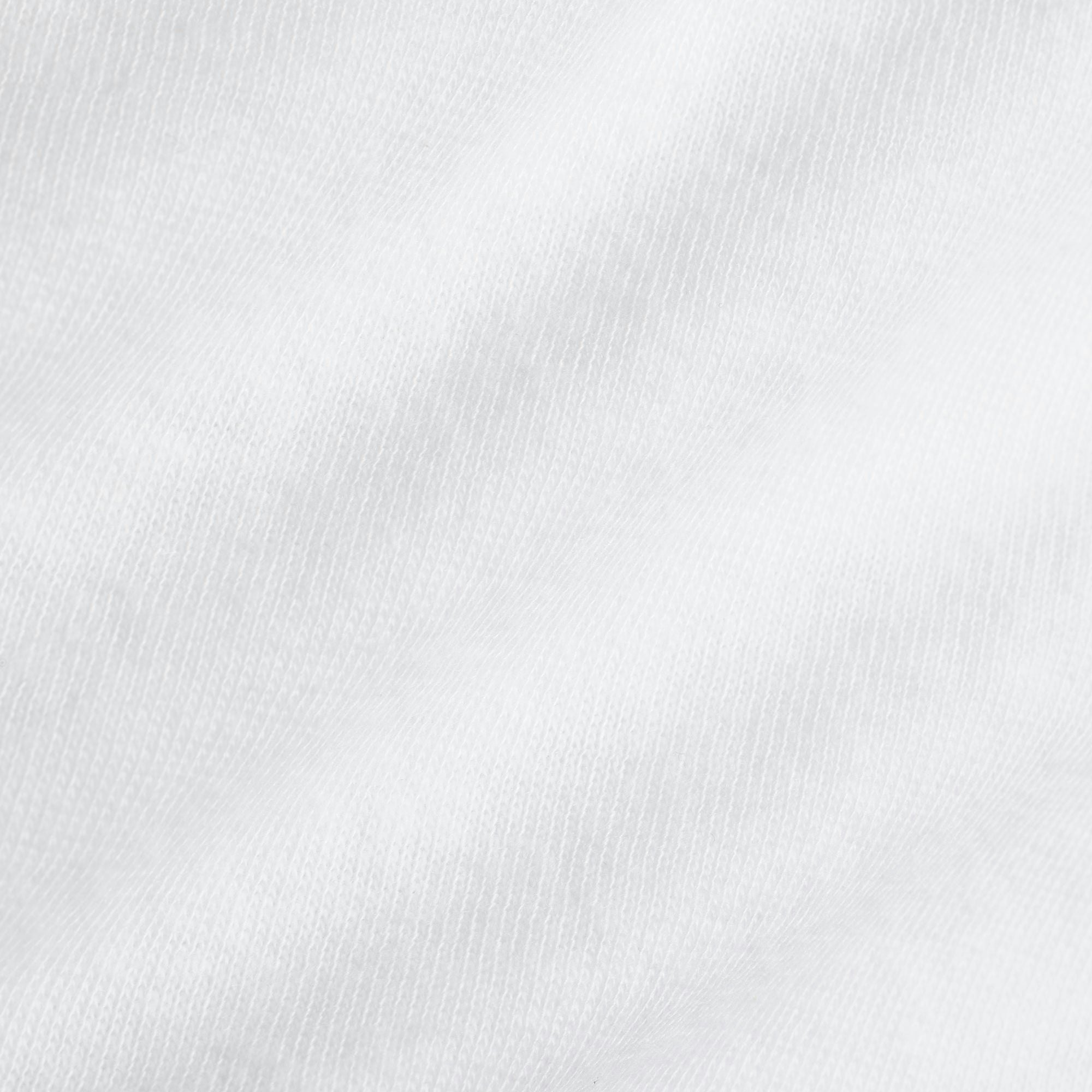 SHEER COTTON JERSEY V-NECK T-SHIRT | SNOW ADDITIONAL FABRIC DETAILS