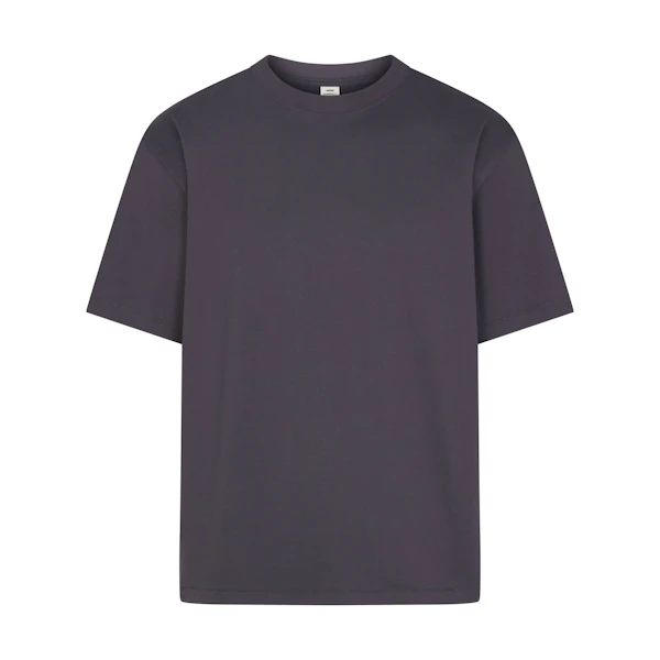 HEAVYWEIGHT COTTON MENS CLASSIC CREWNECK | RAVEN LAYS FLAT ON A WHITE BACKGROUND | FLT 