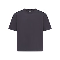 HEAVYWEIGHT COTTON MENS RELAXED CROPPED CREW NECK T-SHIRT