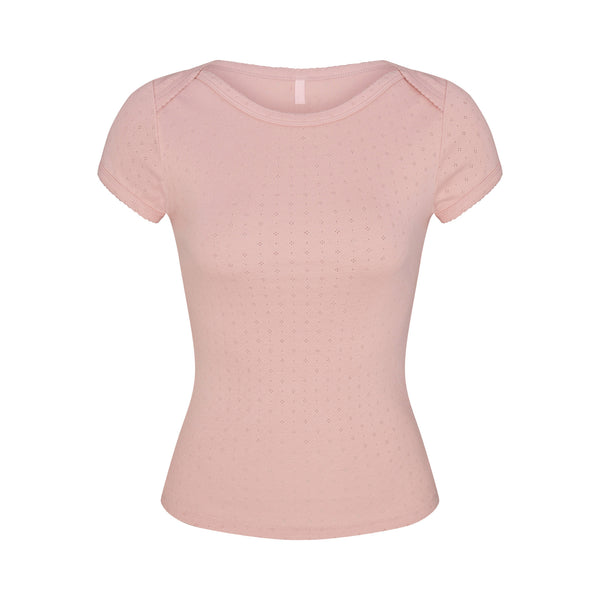 COTTON JERSEY T-SHIRT | CHERRY BLOSSOM | SKIMS