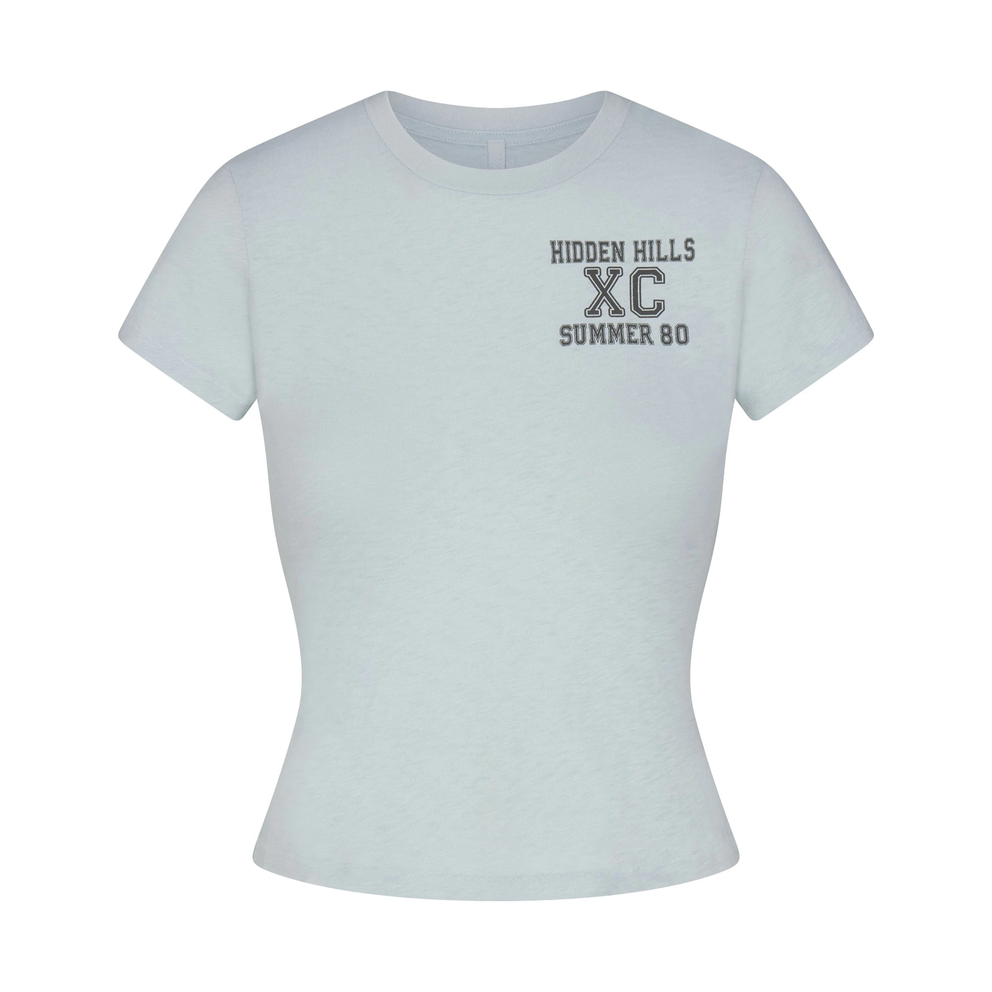 WORN IN JERSEY T-SHIRT | OPAL HIDDEN HILLS FLAT ON A WHITE BACKGROUND | FLT