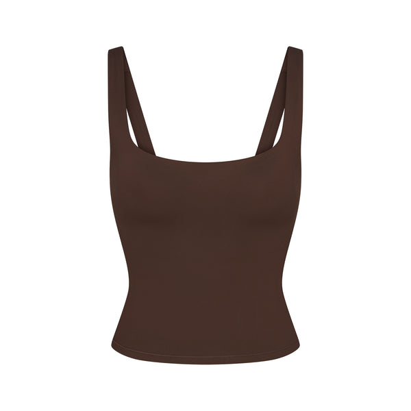 NikeSKIMS MATTE PADDED BABY T-SHIRT | DARK SEPIA | SKIMS