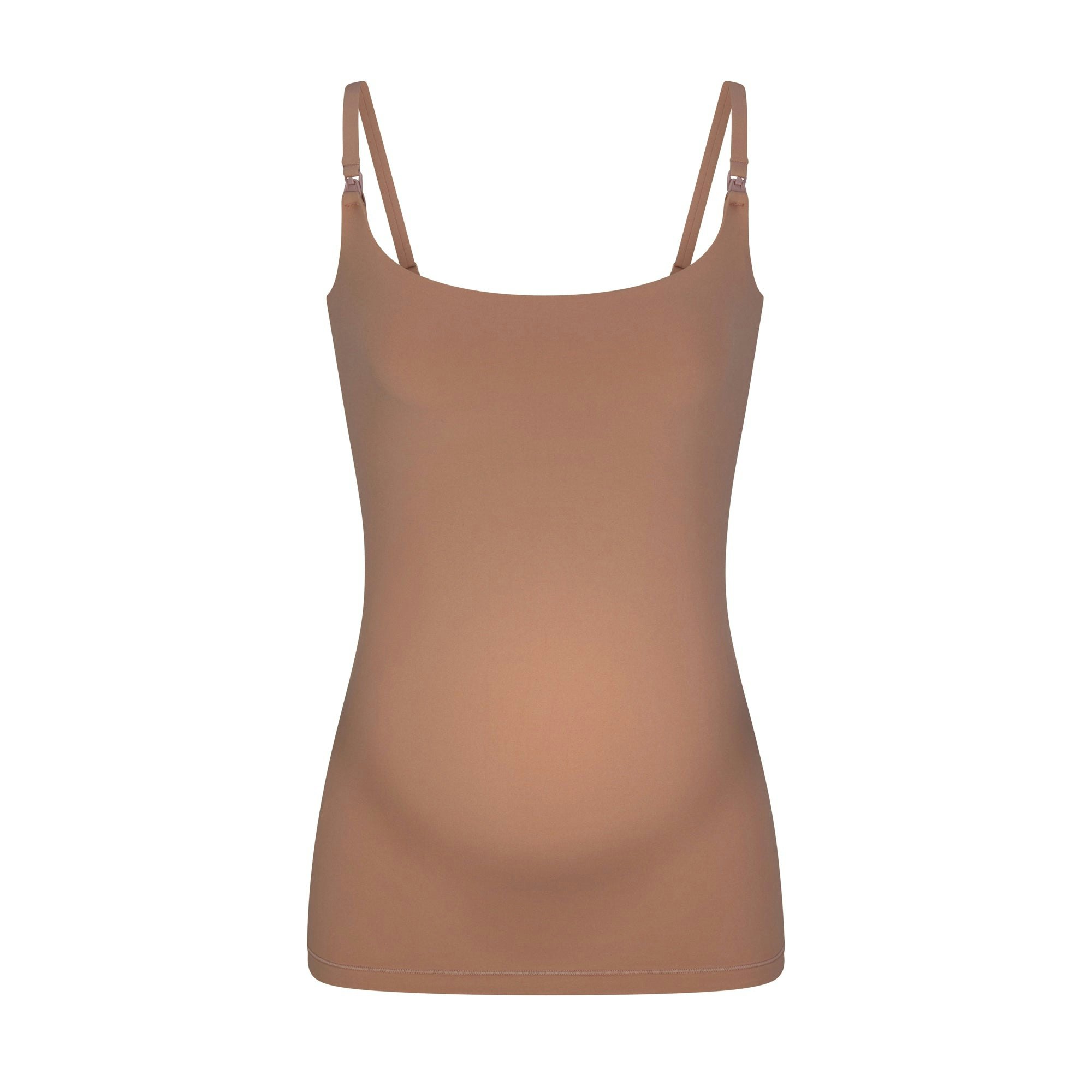 FITS EVERYBODY MATERNITY NURSING TANK  FLAT ON A WHITE BACKGROUND | FLT