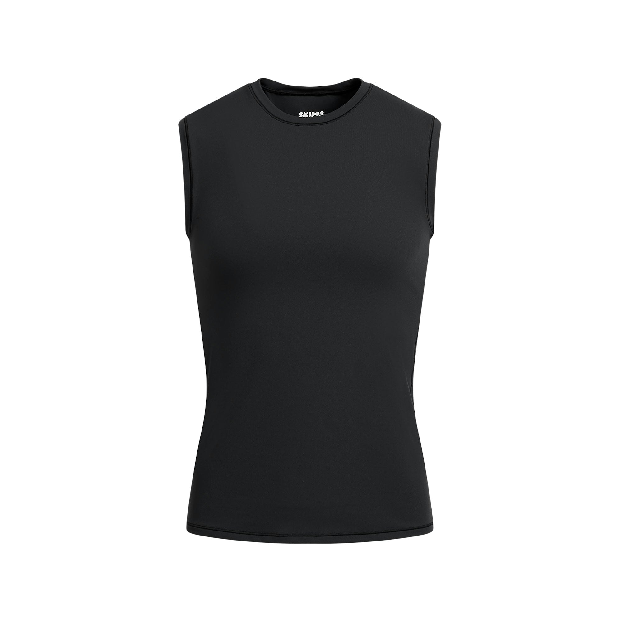 FITS EVERYBODY MENS MUSCLE TANK | ONYX FLAT ON A WHITE BACKGROUND | FLT